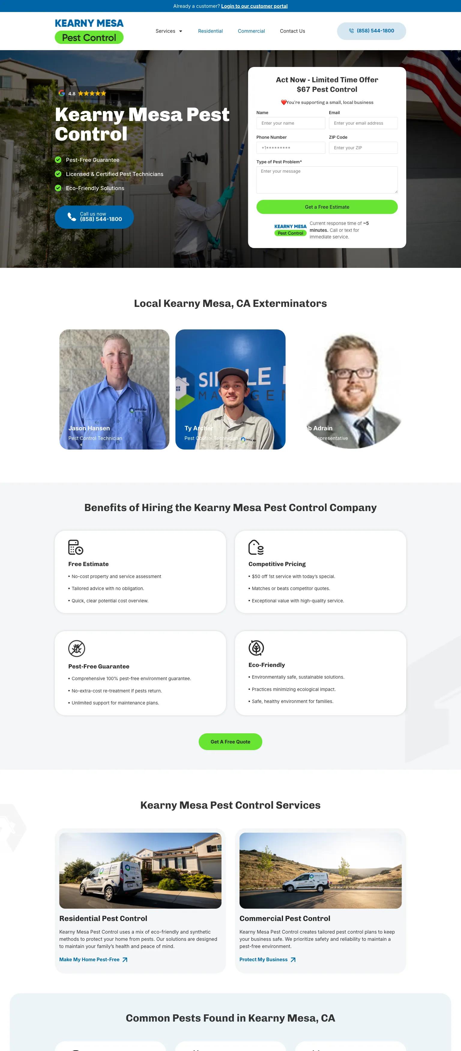 Kearny Mesa Pest Control screenshot