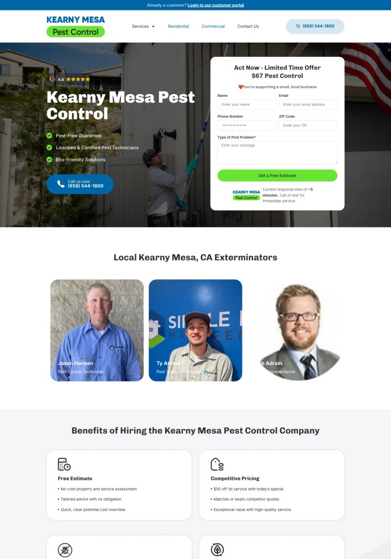 Kearny Mesa Pest Control screenshot