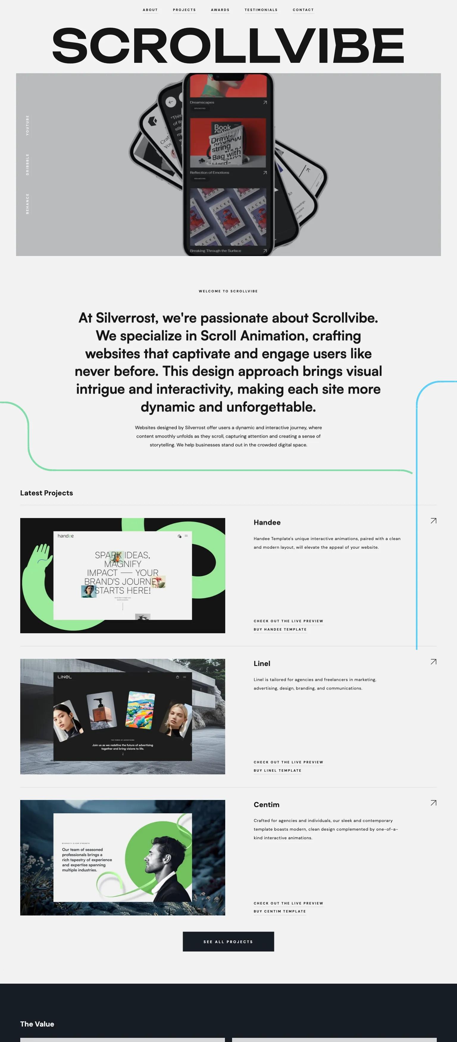 Scrollvibe screenshot