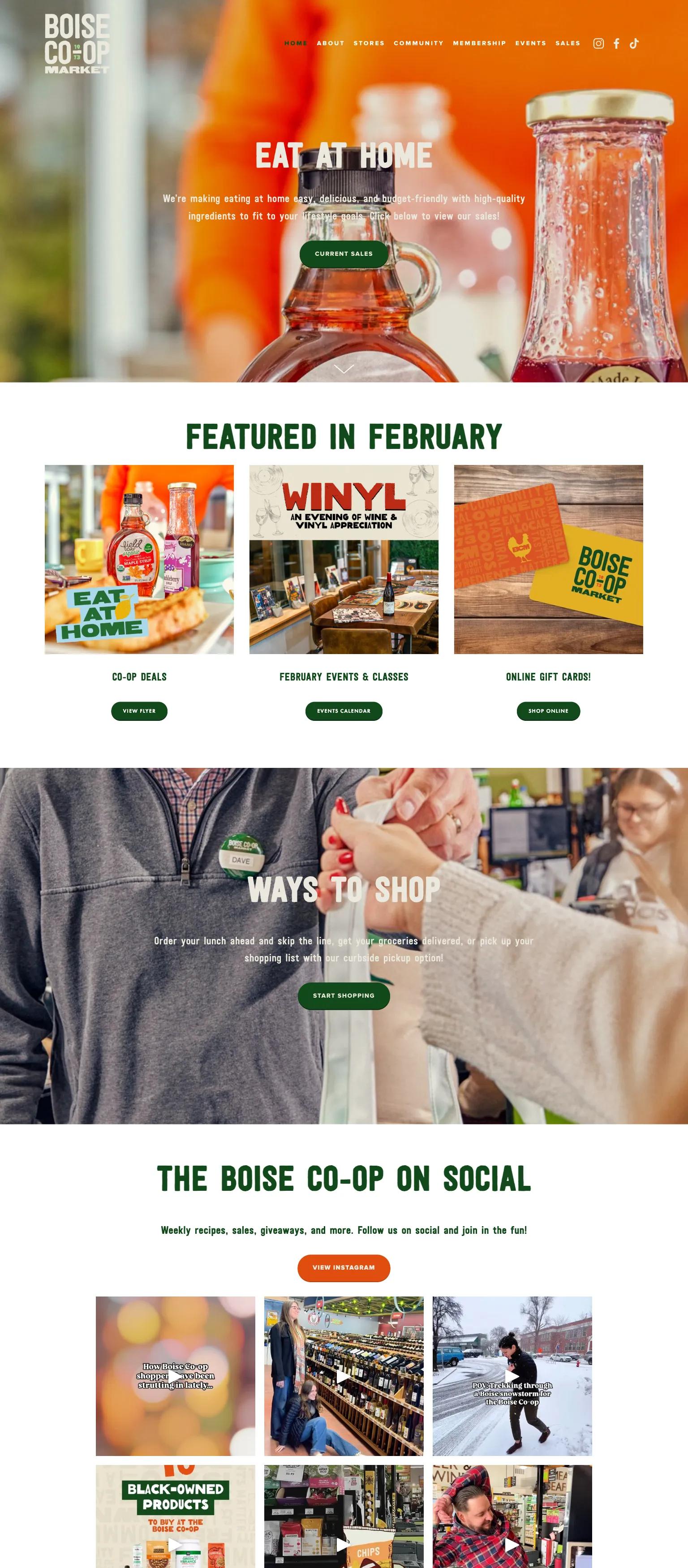 Boise Co-op screenshot