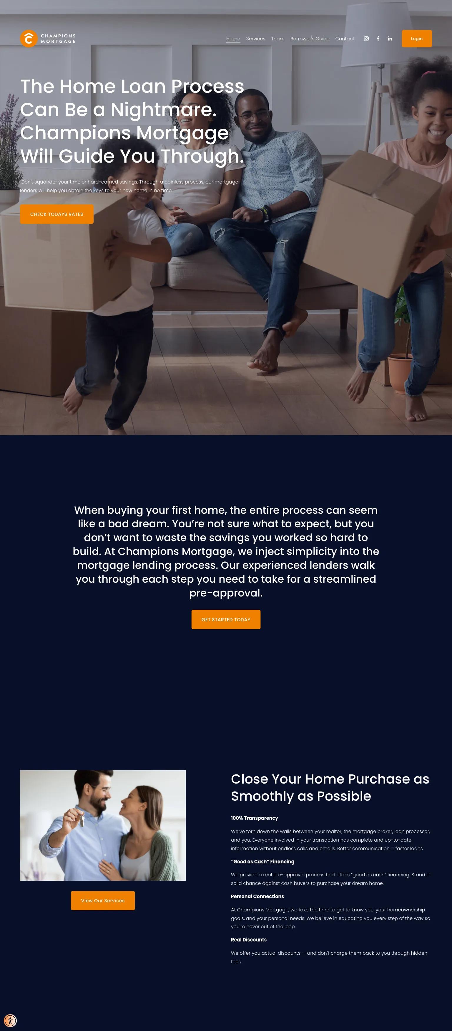 Champions Mortgage screenshot