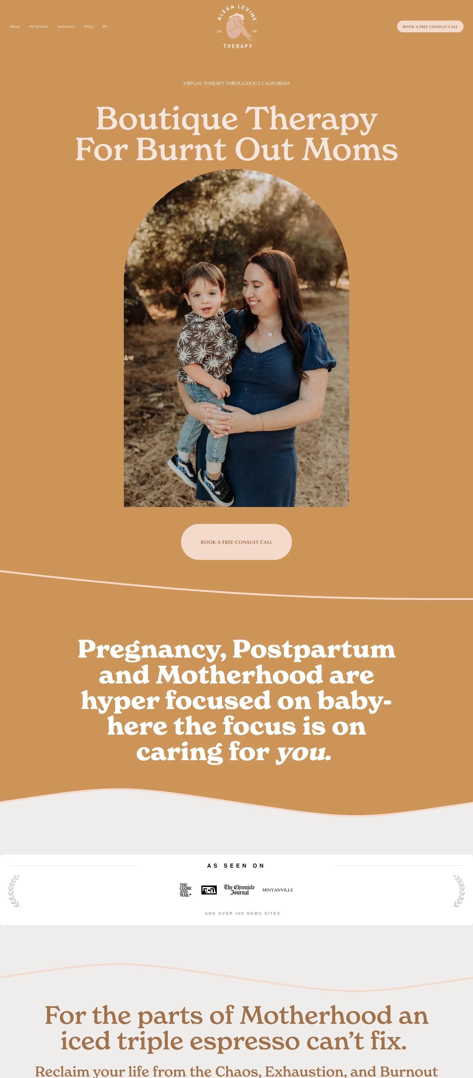 Therapy for California Moms screenshot