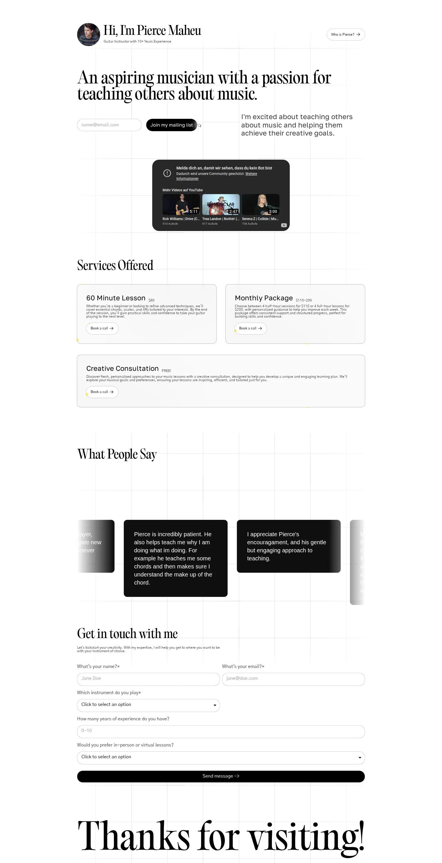 Pierce Maheu screenshot