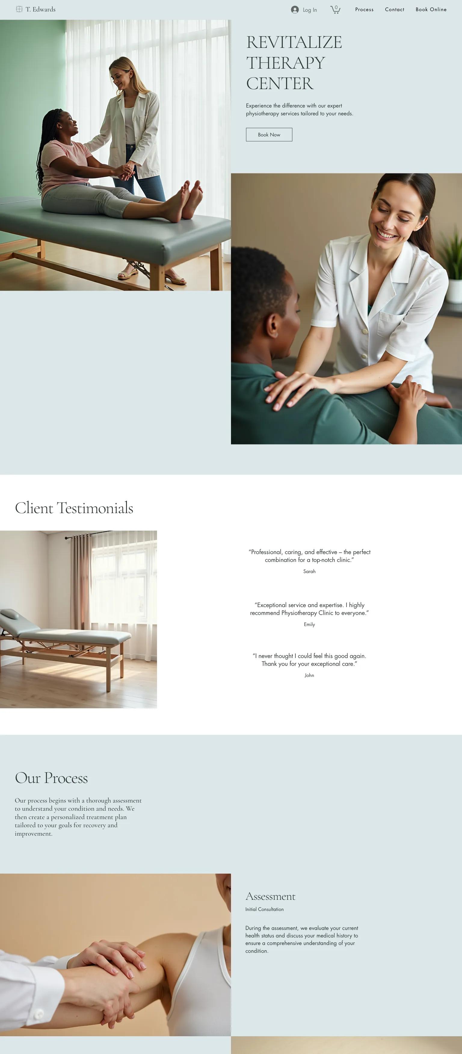 Physiotherapy Clinic (Contemporary) screenshot