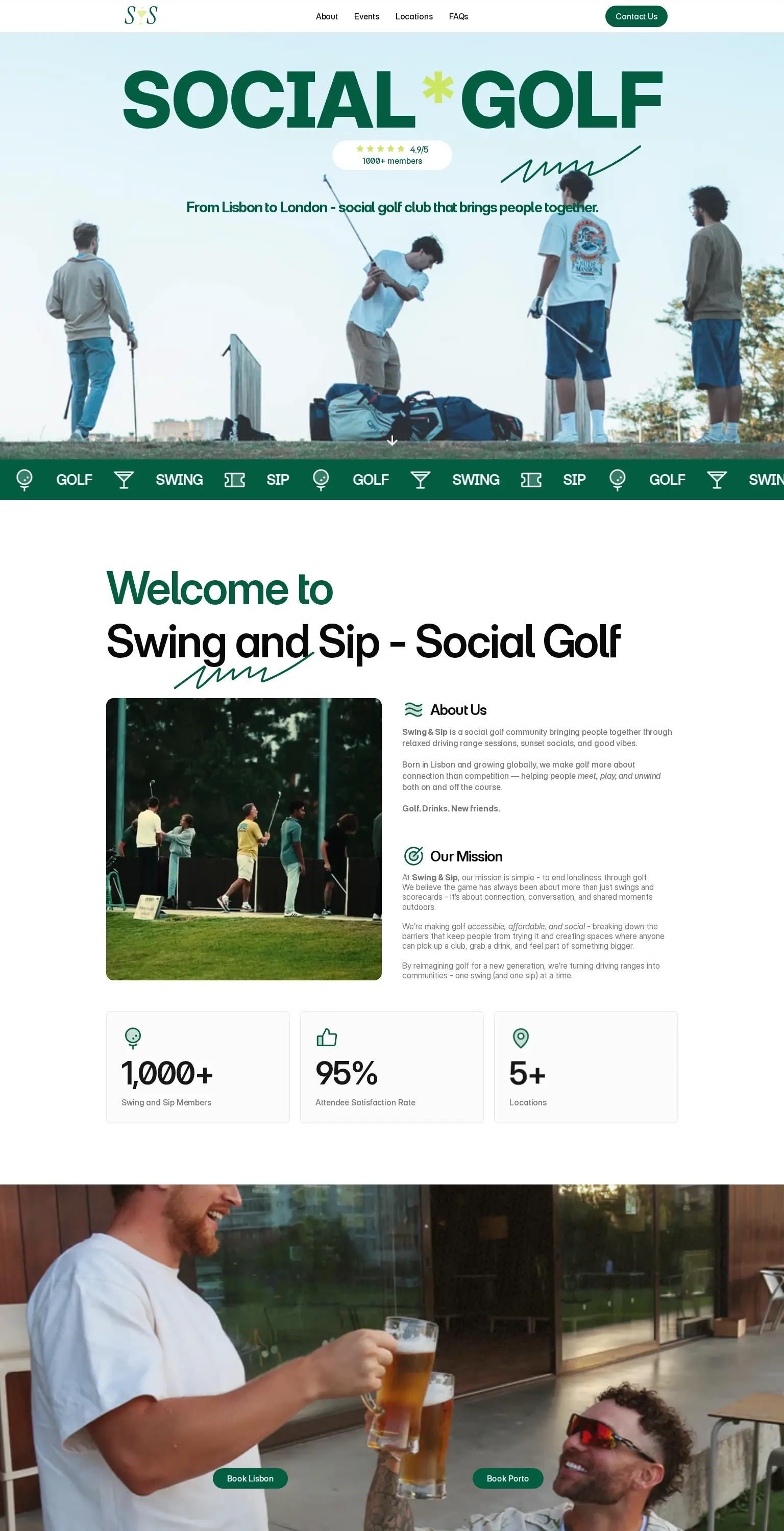 Swing and Sip screenshot