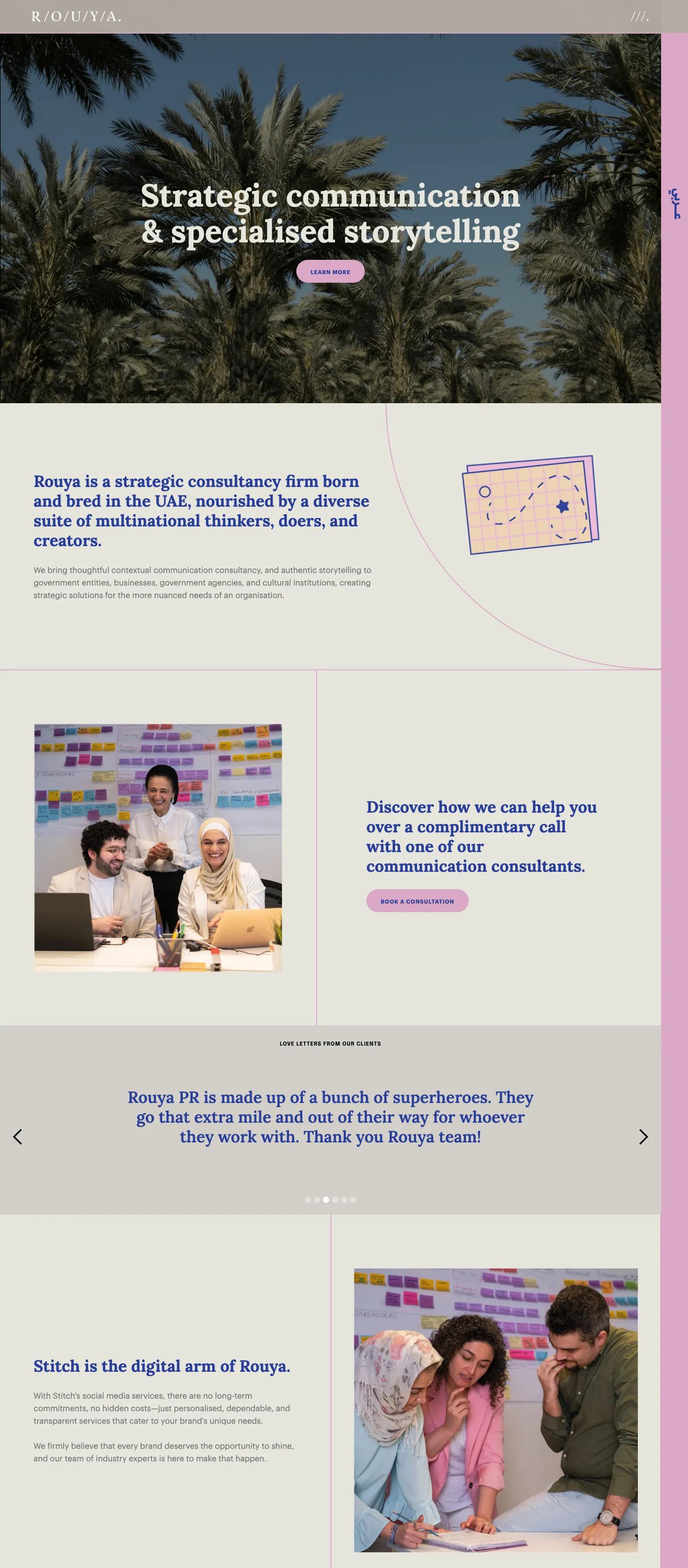 Rouya Consultancy screenshot