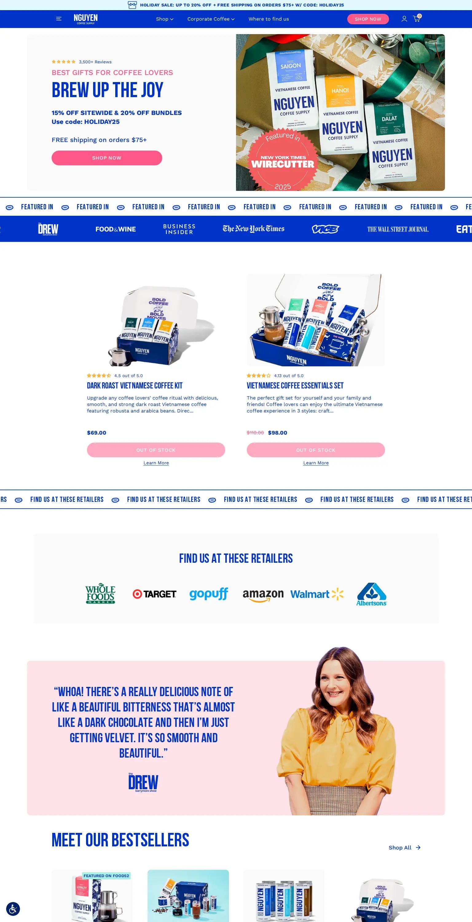 Nguyen Coffee Supply screenshot