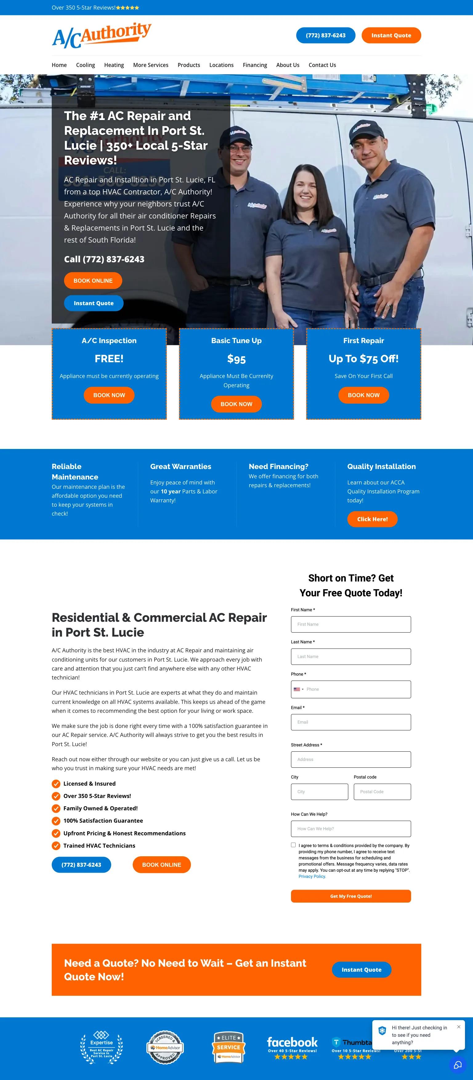 AC Authority screenshot