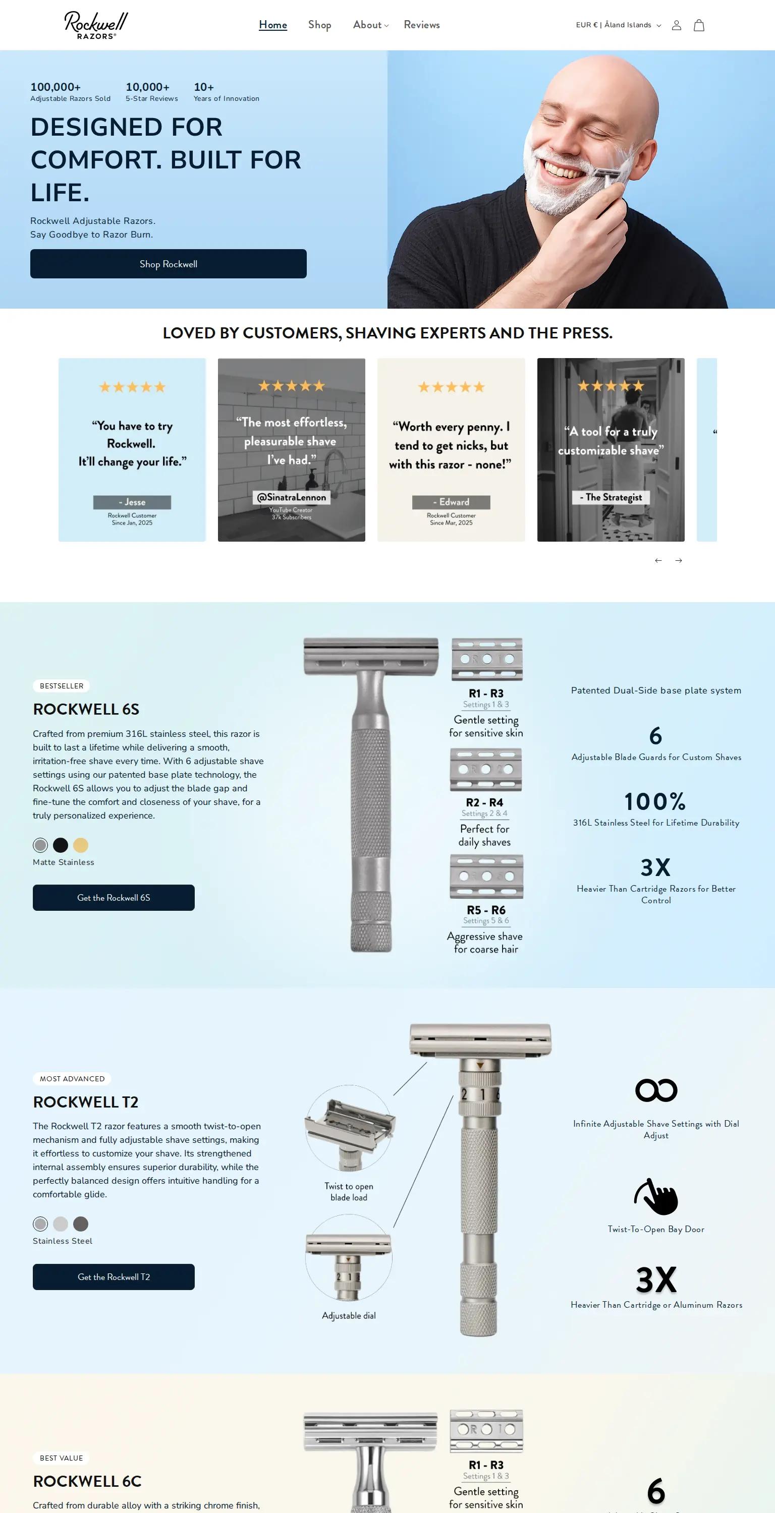 Rockwell Razors screenshot