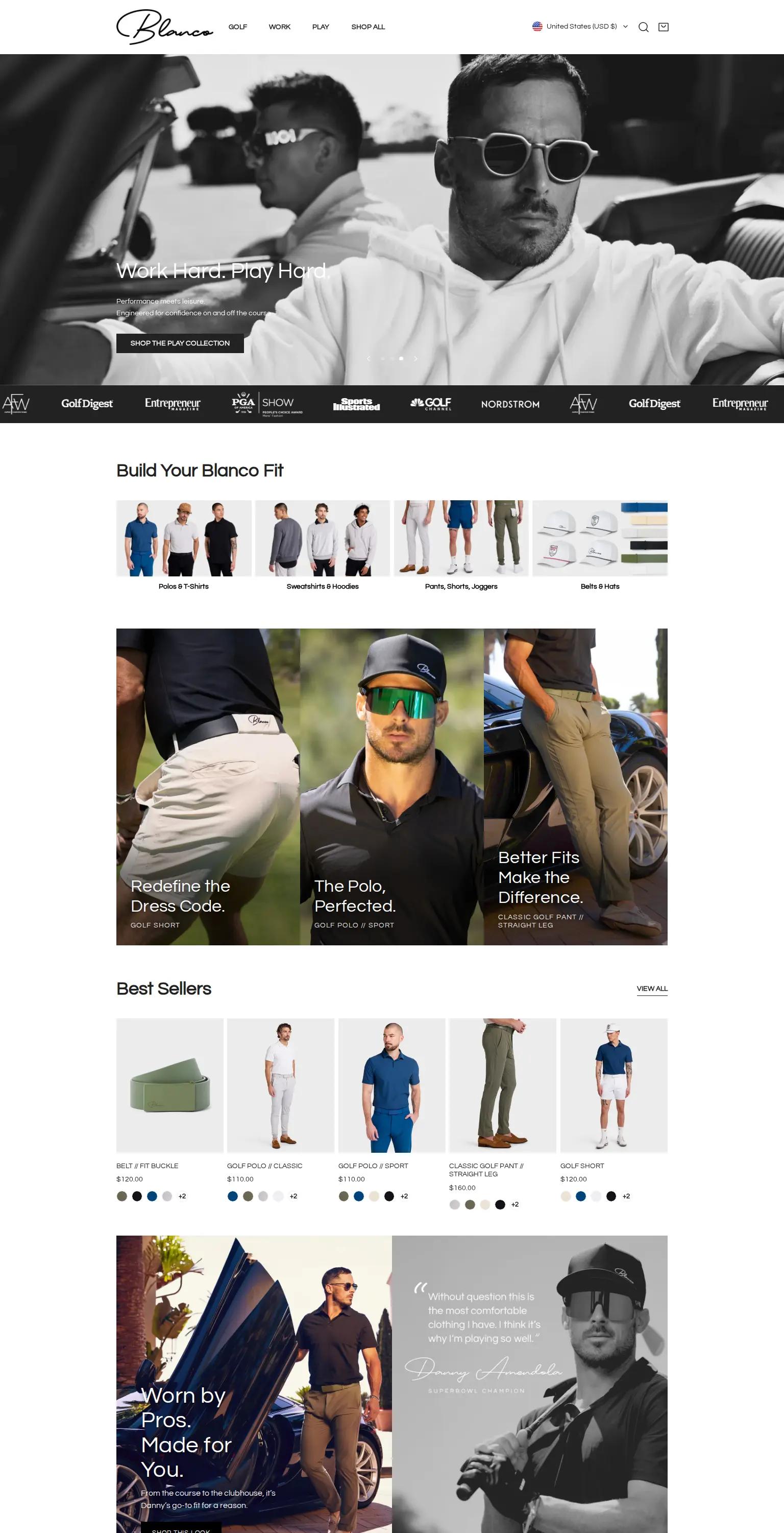 Blanco Clothing screenshot