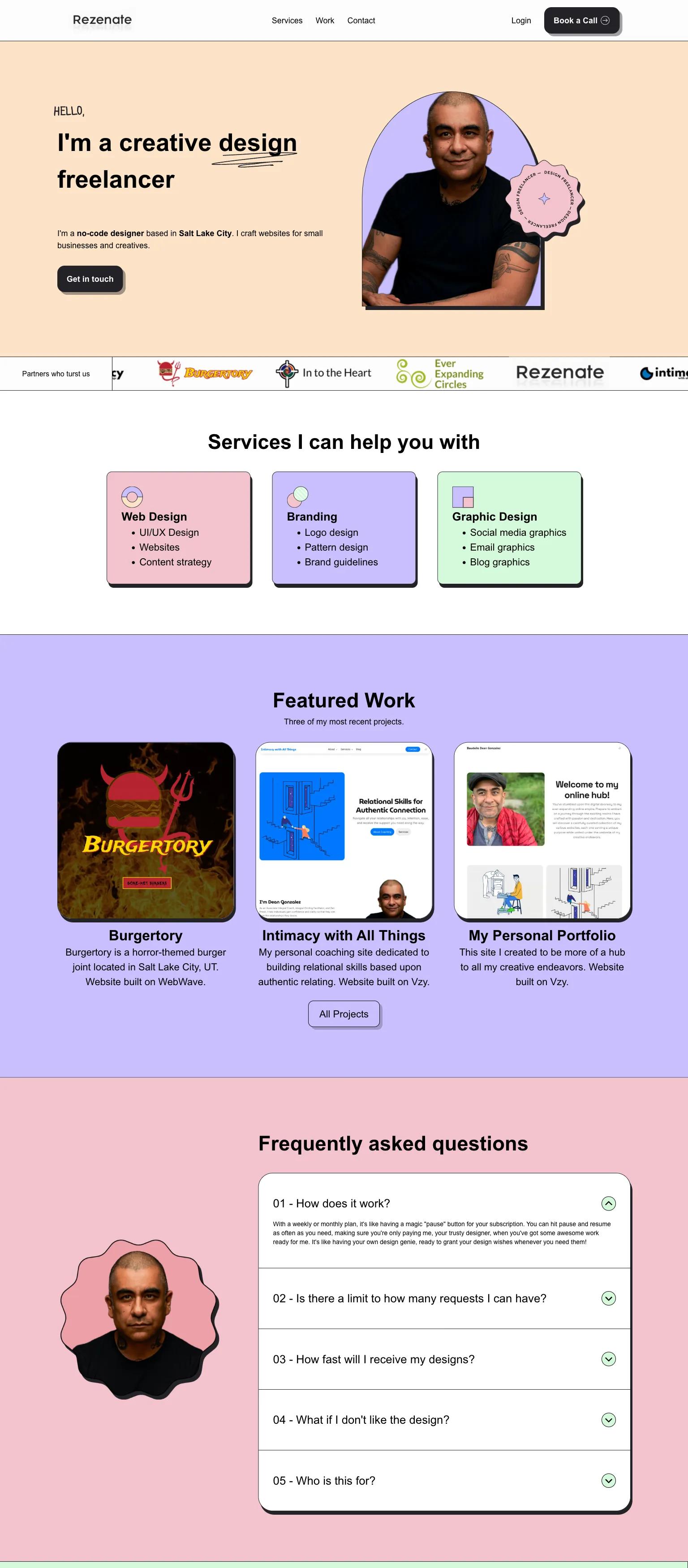 Rezenate Design screenshot