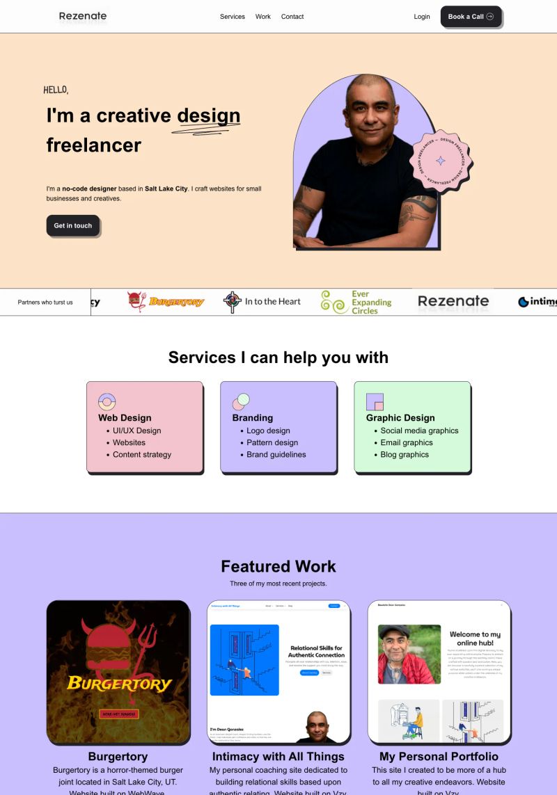 Rezenate Design screenshot