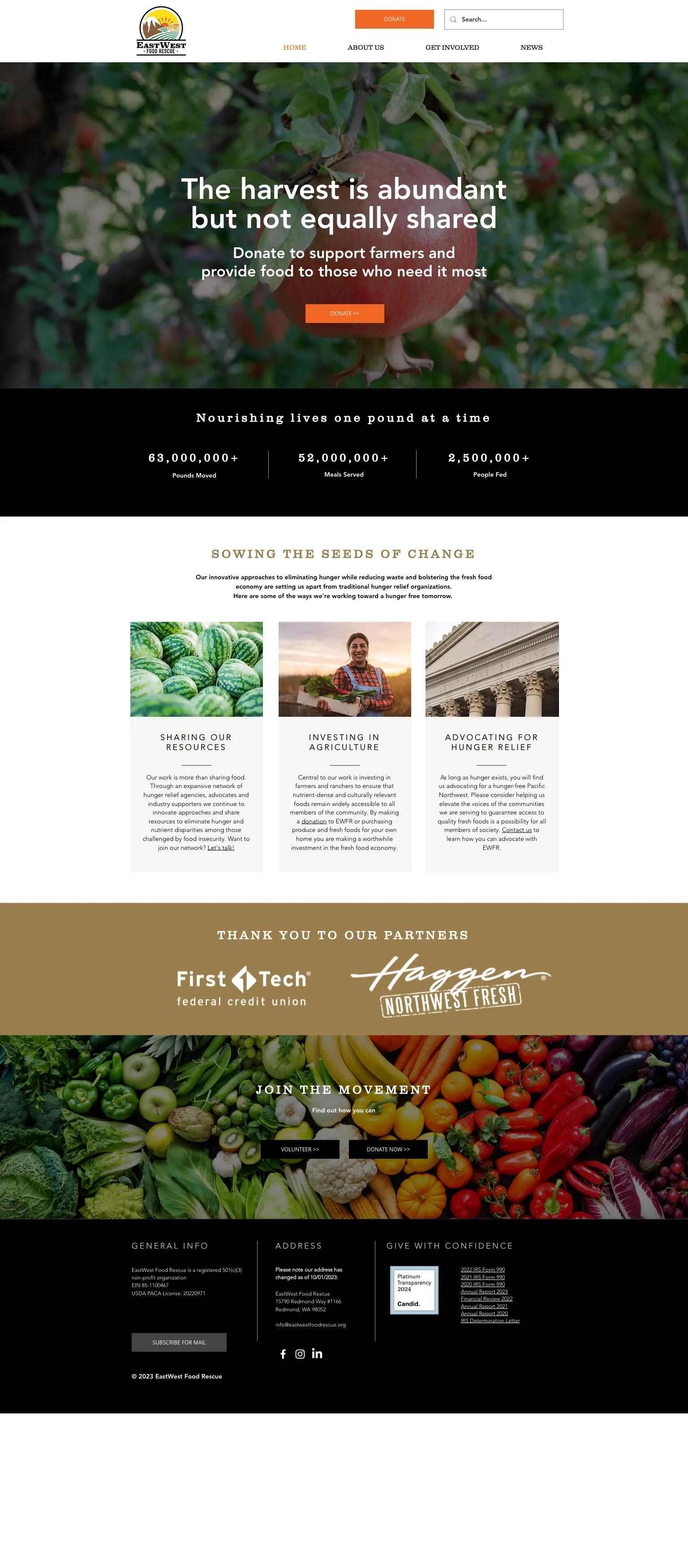 EastWest Food Rescue screenshot