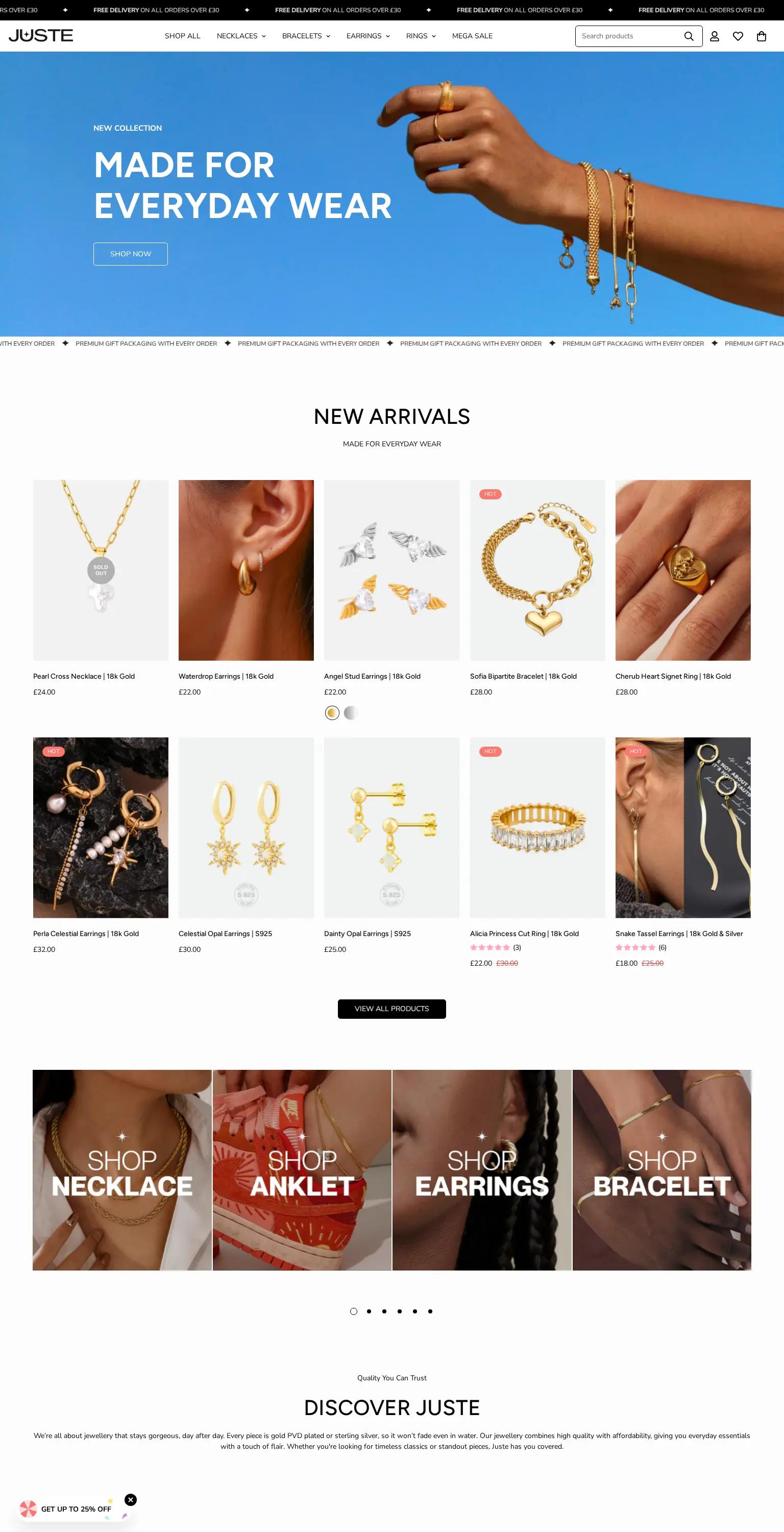 Juste Jewellery screenshot