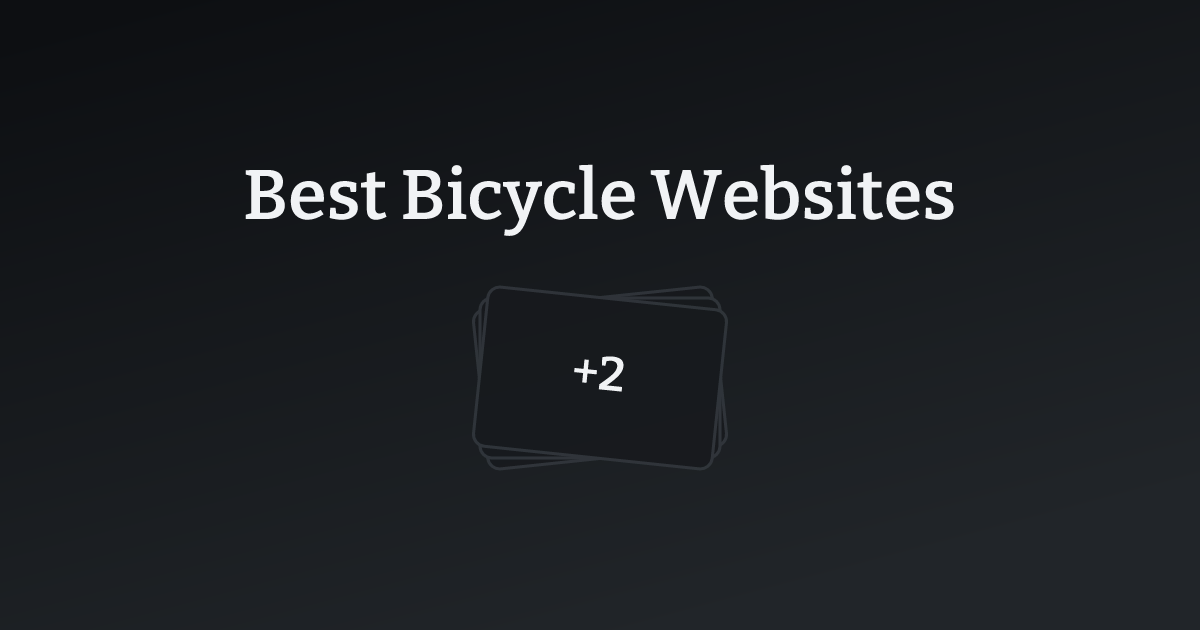 Best Bicycle Websites with count