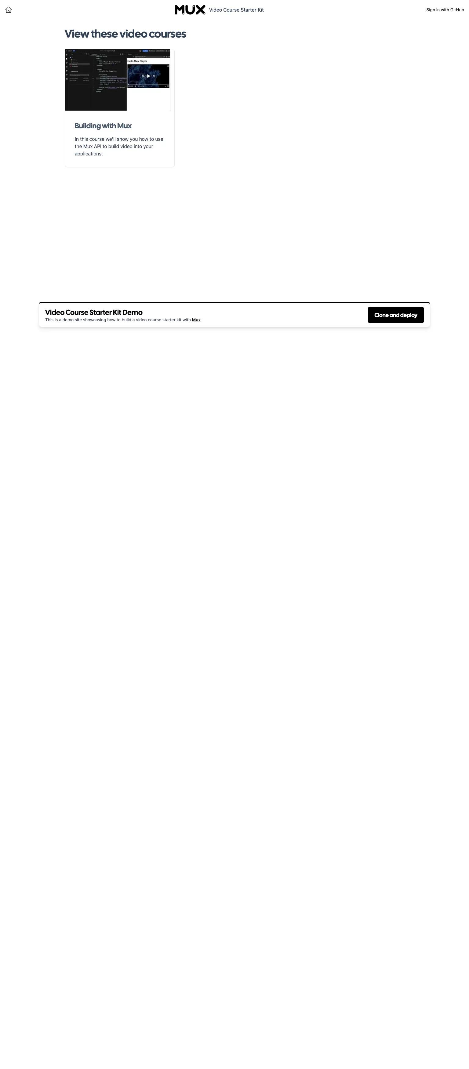 Video Course Starter Kit screenshot