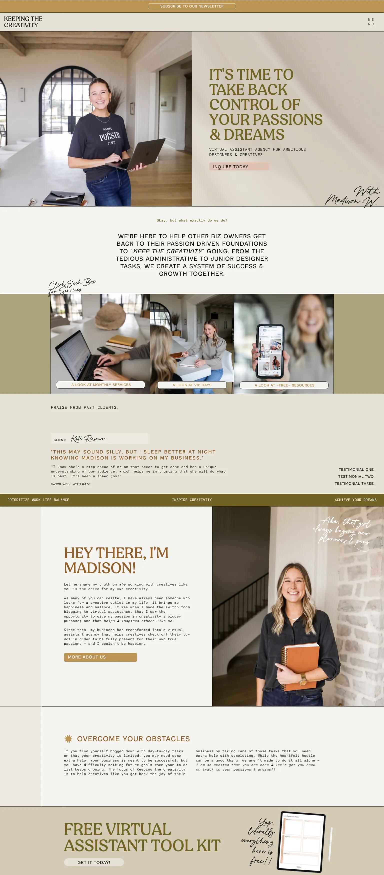 Keeping the Creativity screenshot