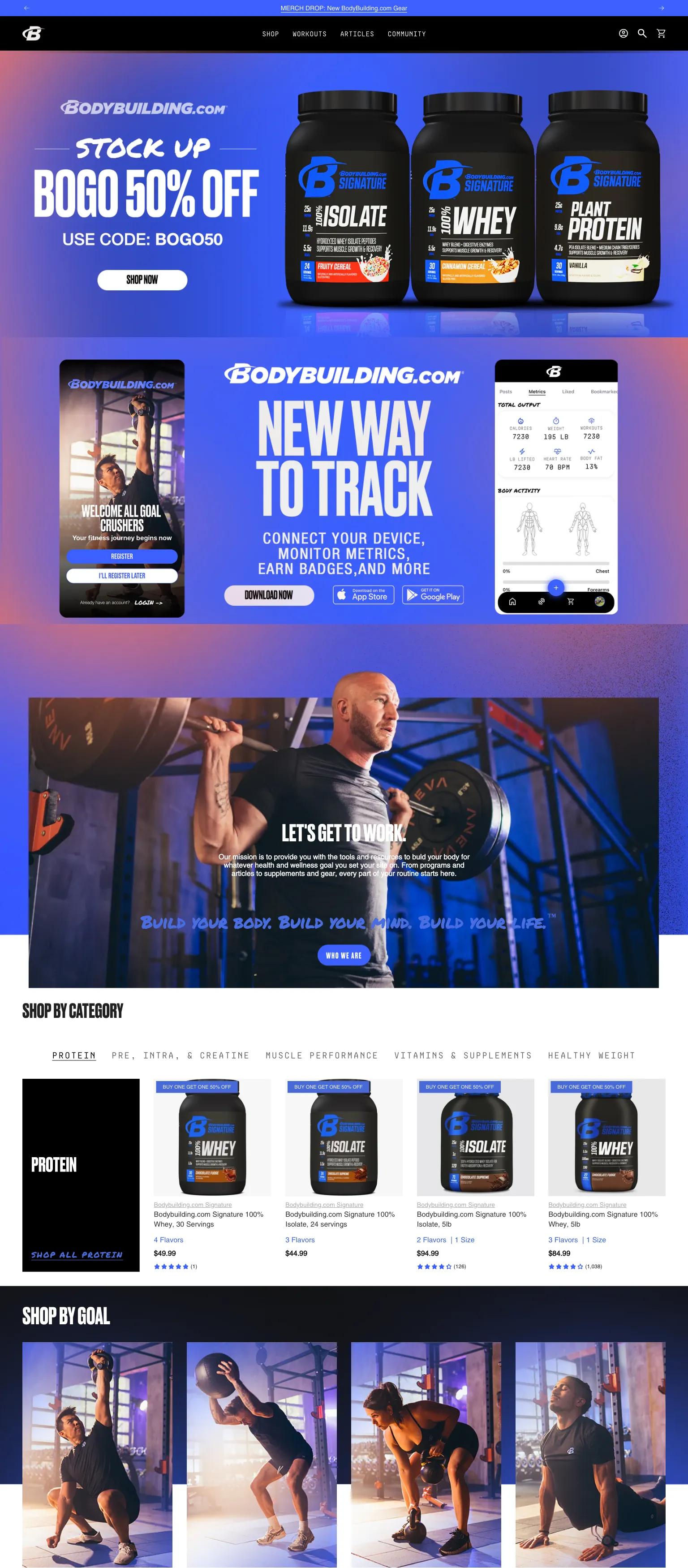 Bodybuilding.com screenshot