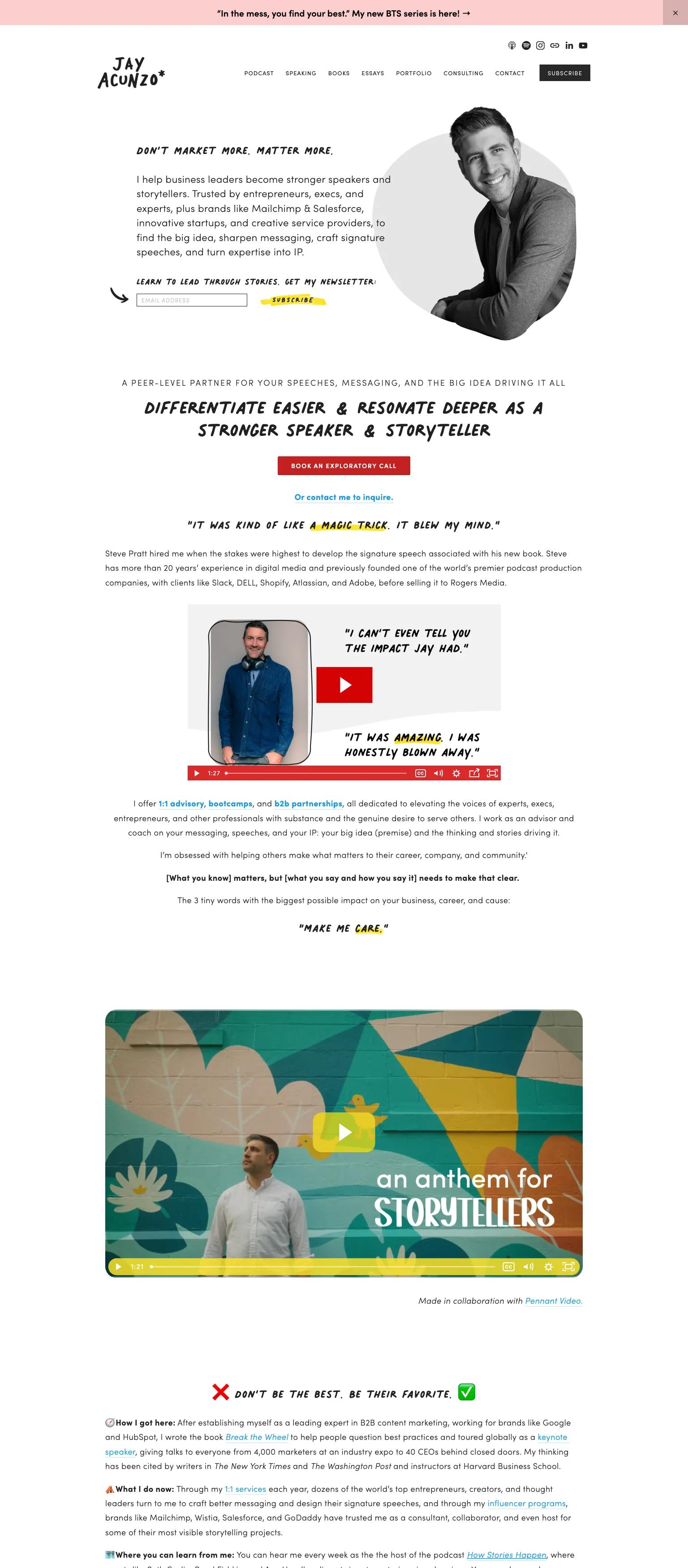 Jay Acunzo screenshot