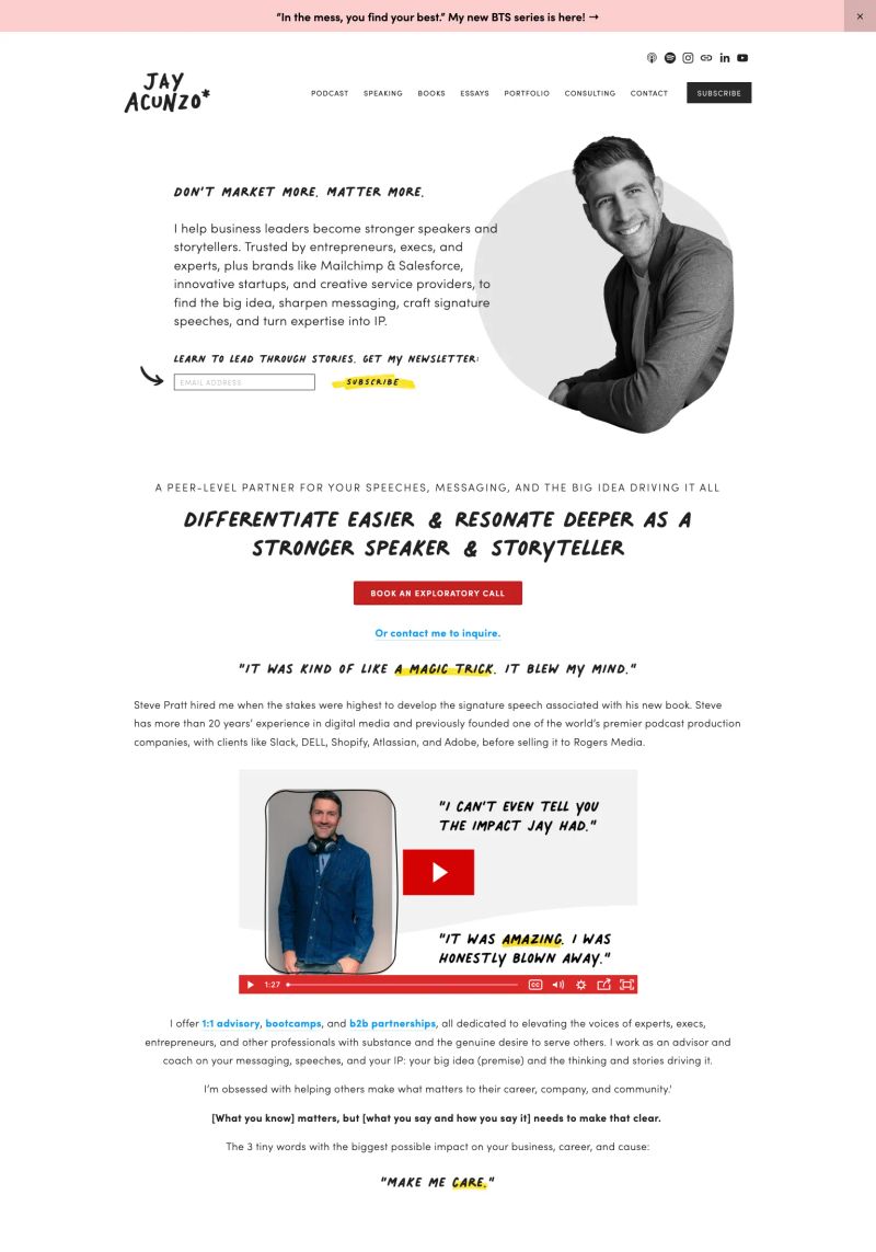 Jay Acunzo screenshot