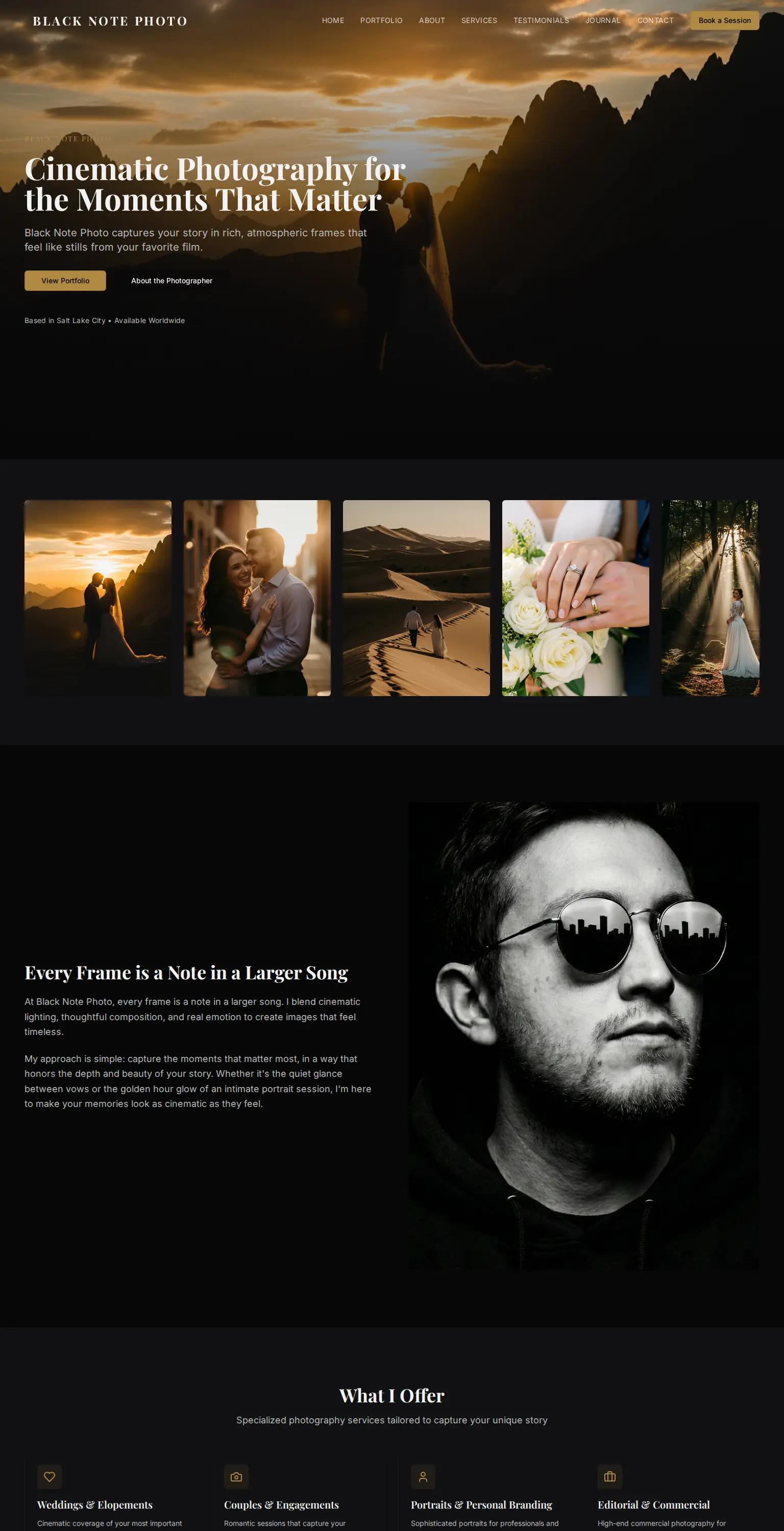 Black Note Photo screenshot