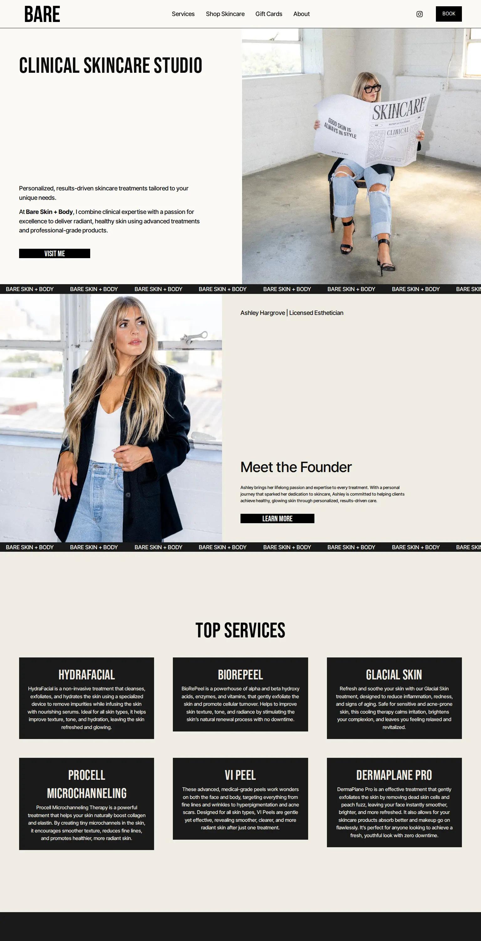 Bare Skin + Body screenshot