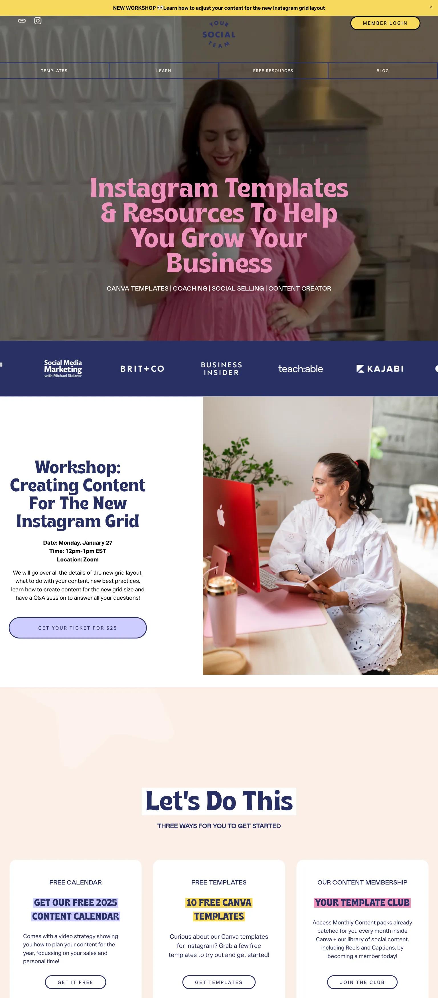 Your Social Team screenshot