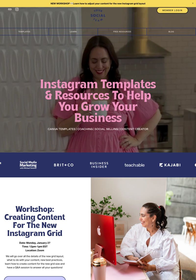 Your Social Team screenshot