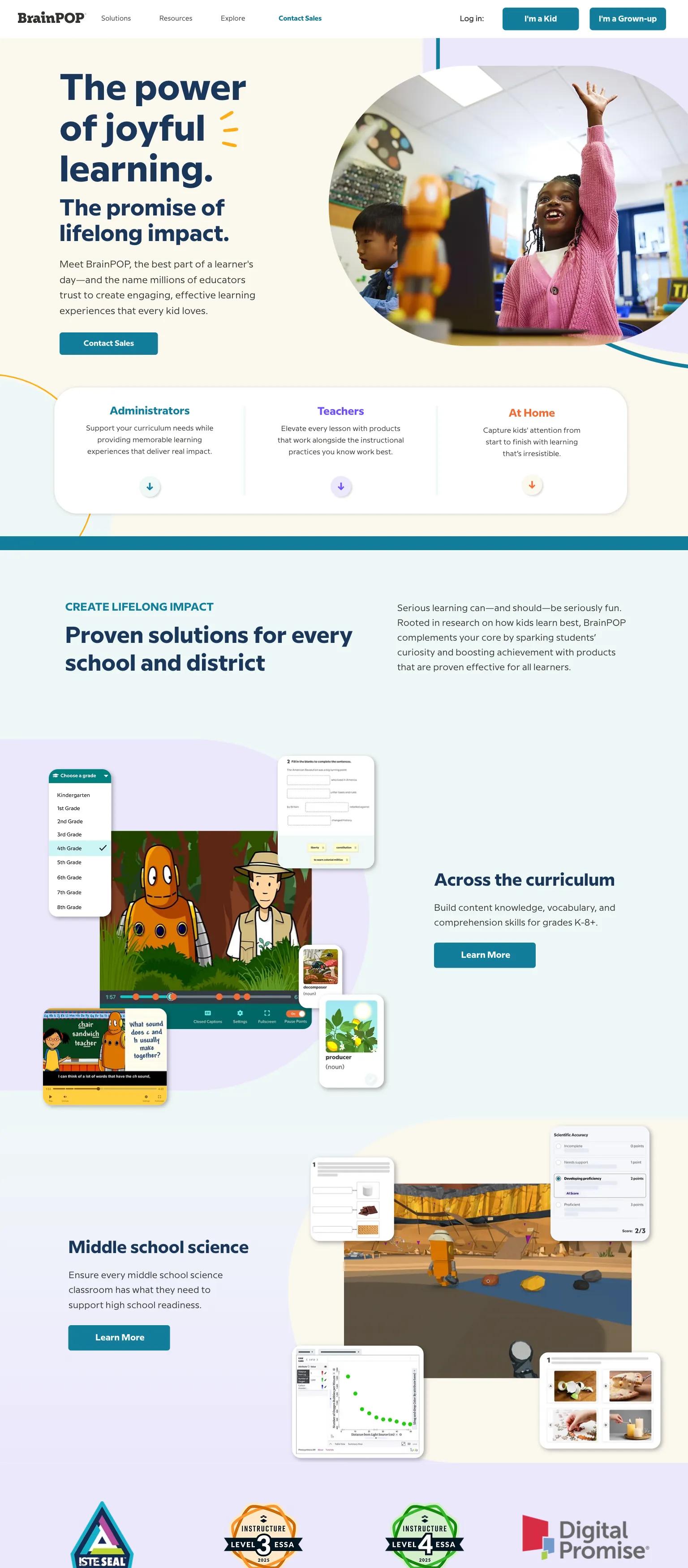 BrainPOP screenshot