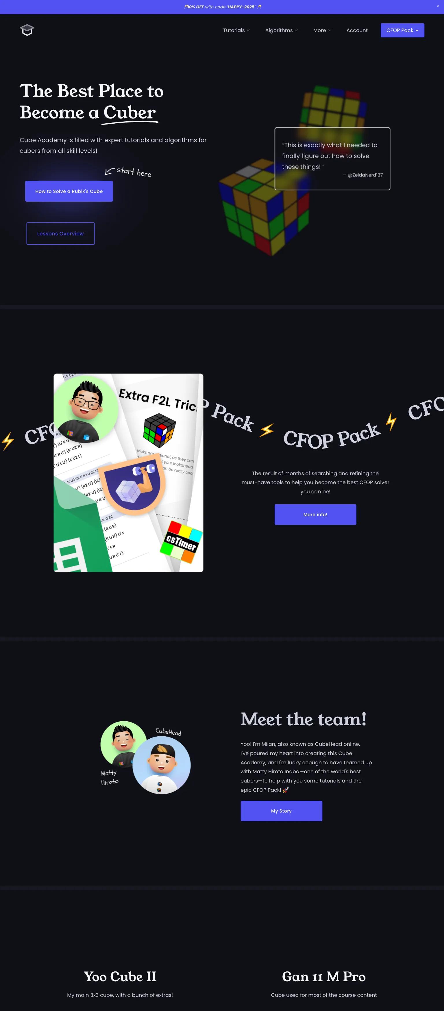 Cube Academy screenshot