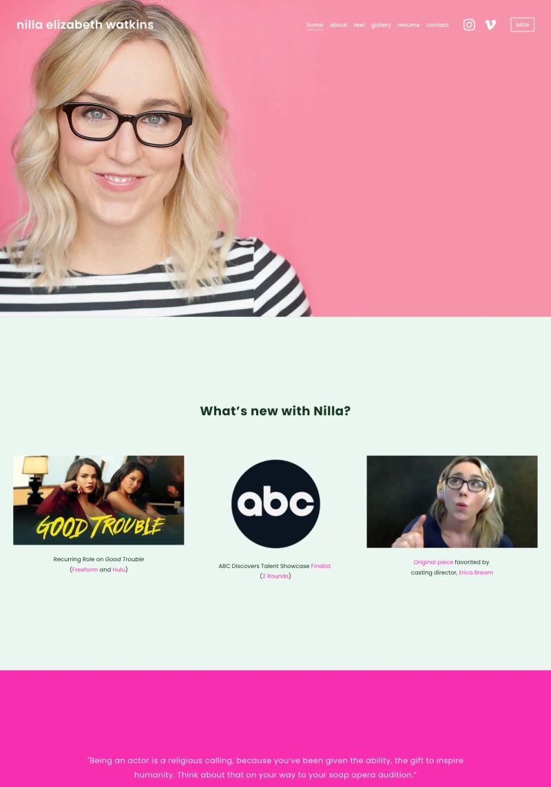 Nilla Elizabeth Watkins screenshot