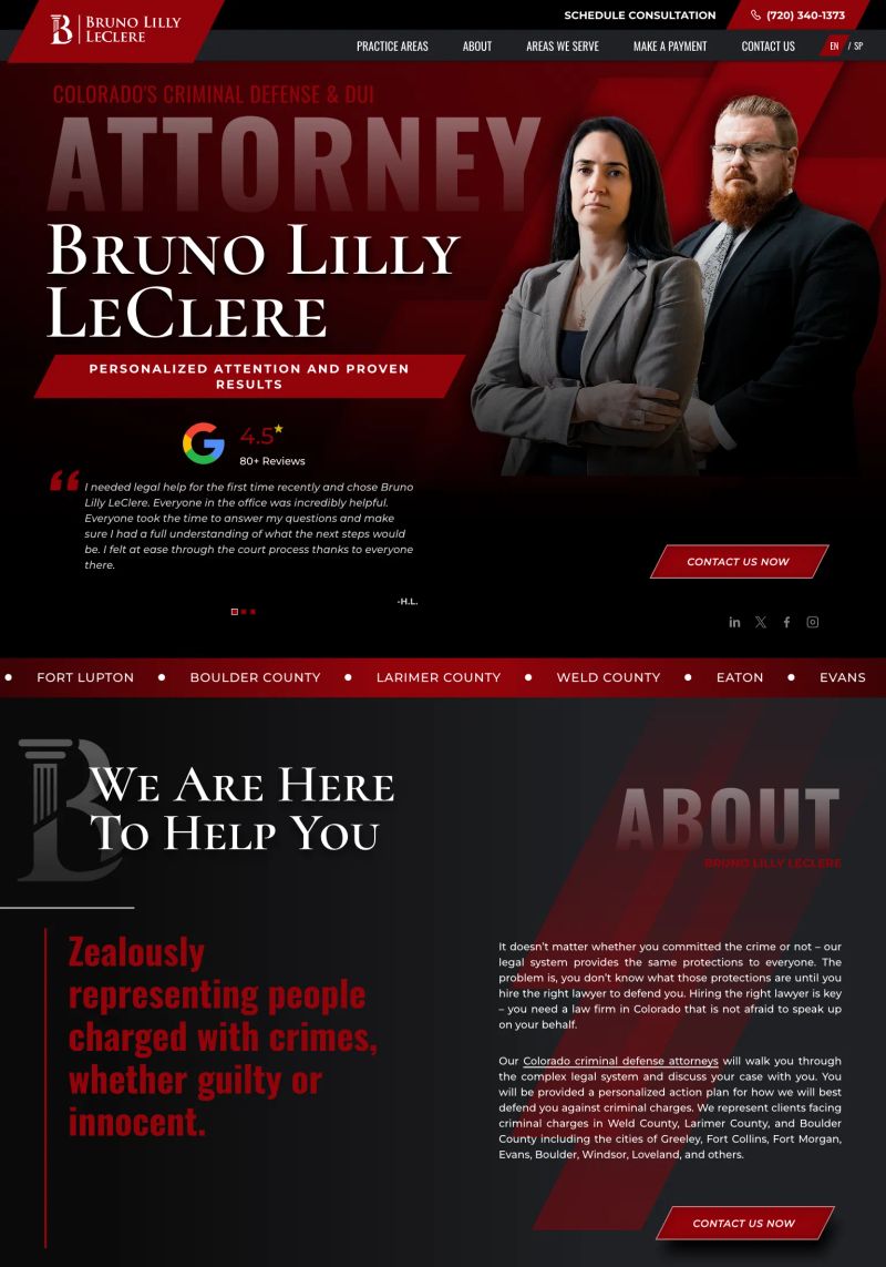 Bruno Lilly Legal, PLLC screenshot