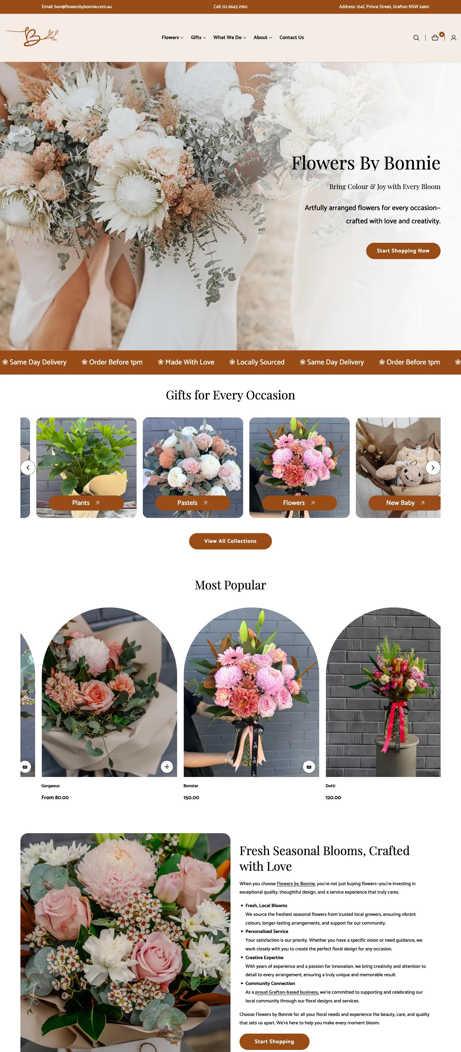 Flowers By Bonnie screenshot