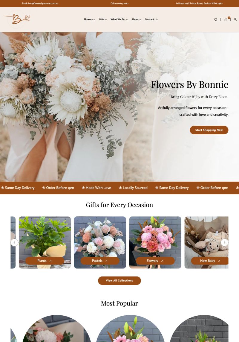 Flowers By Bonnie screenshot