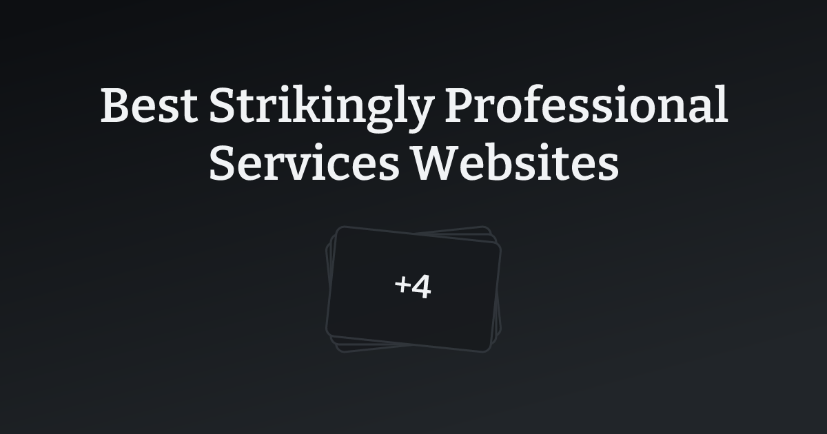 Best Strikingly Professional Services Websites with count