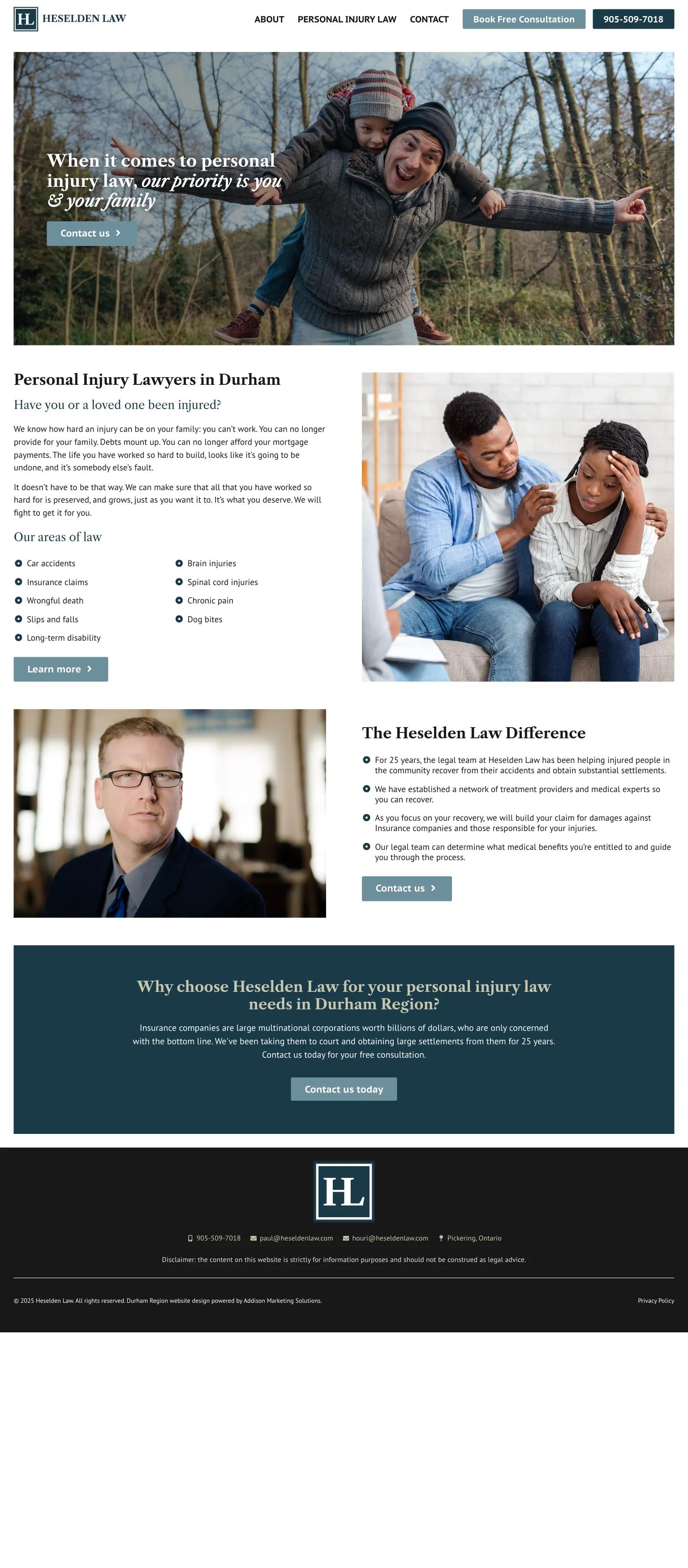 Heselden Law screenshot