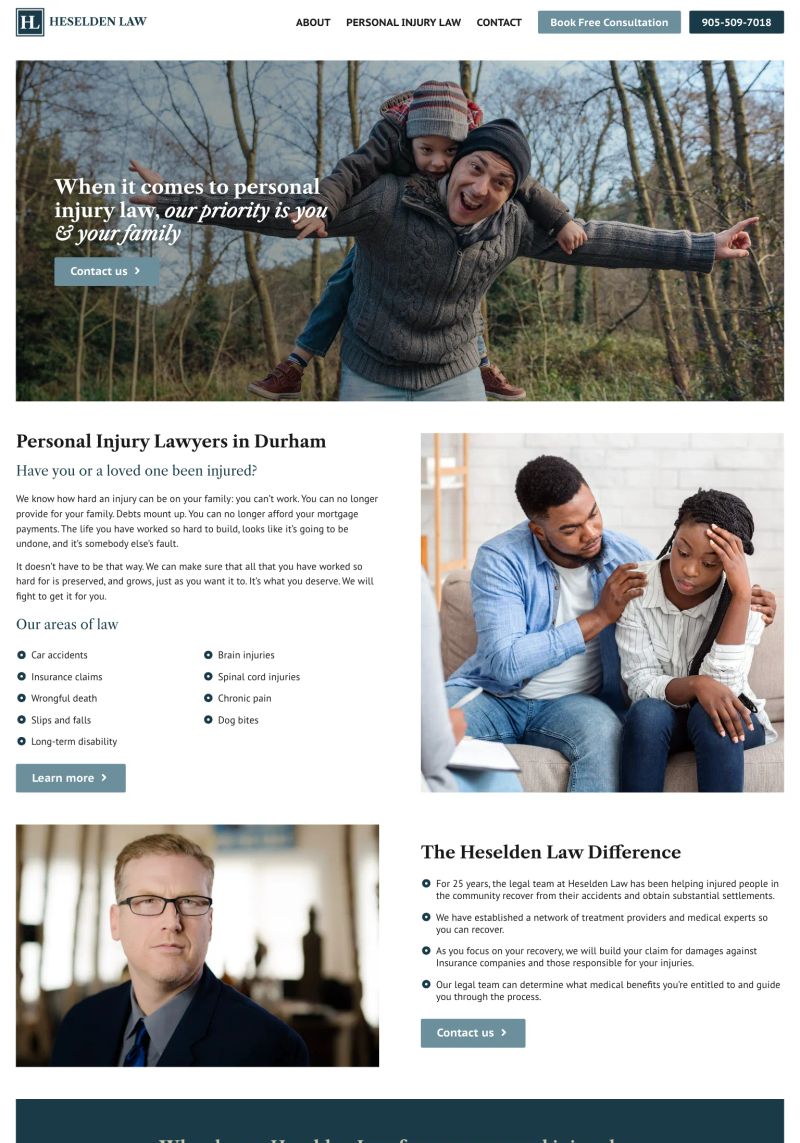 Heselden Law screenshot