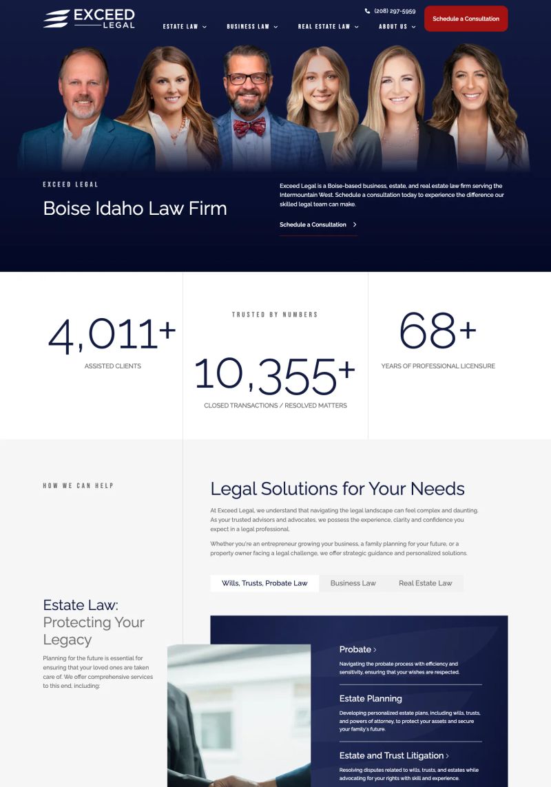 Exceed Legal screenshot