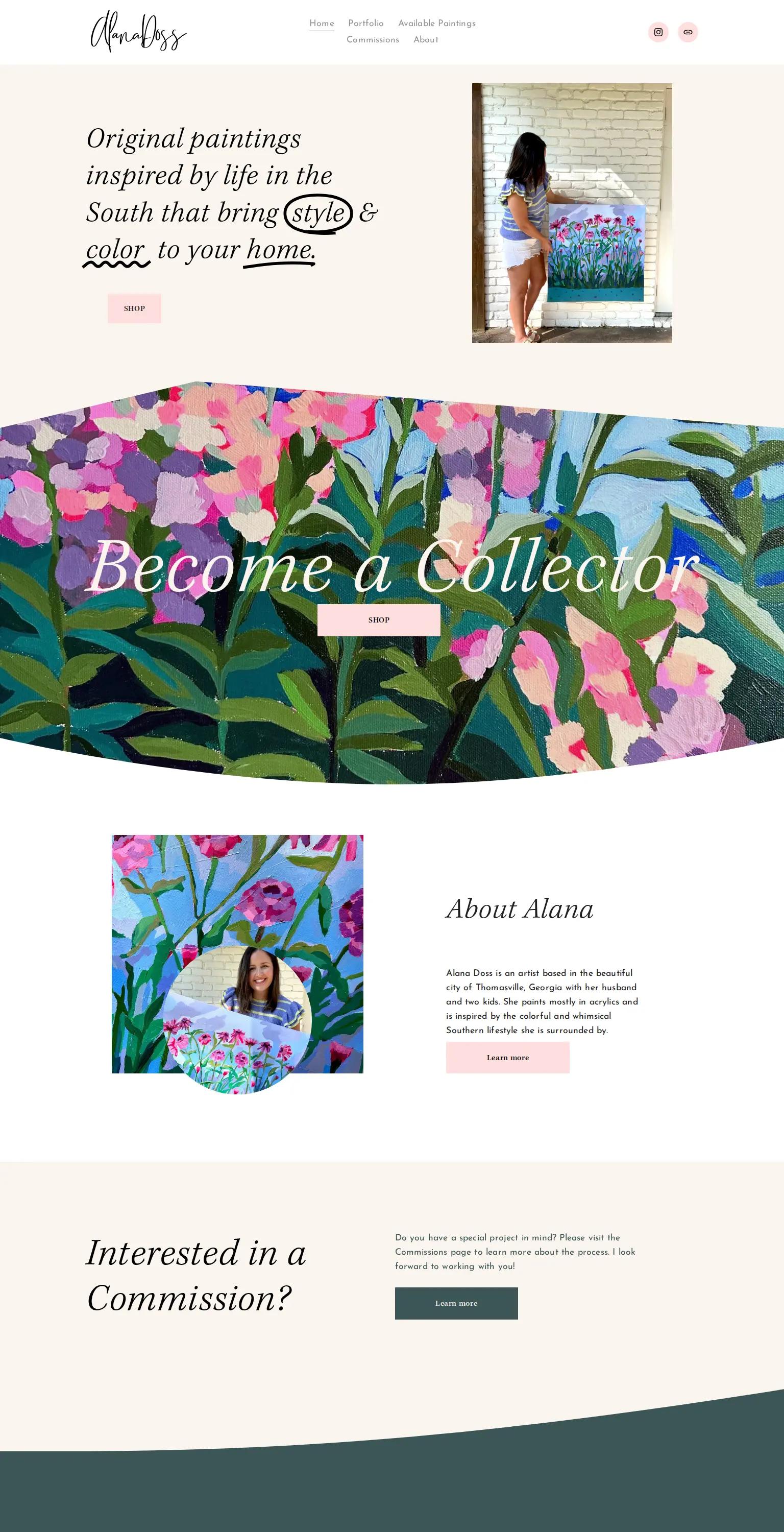 Alana Doss Art screenshot