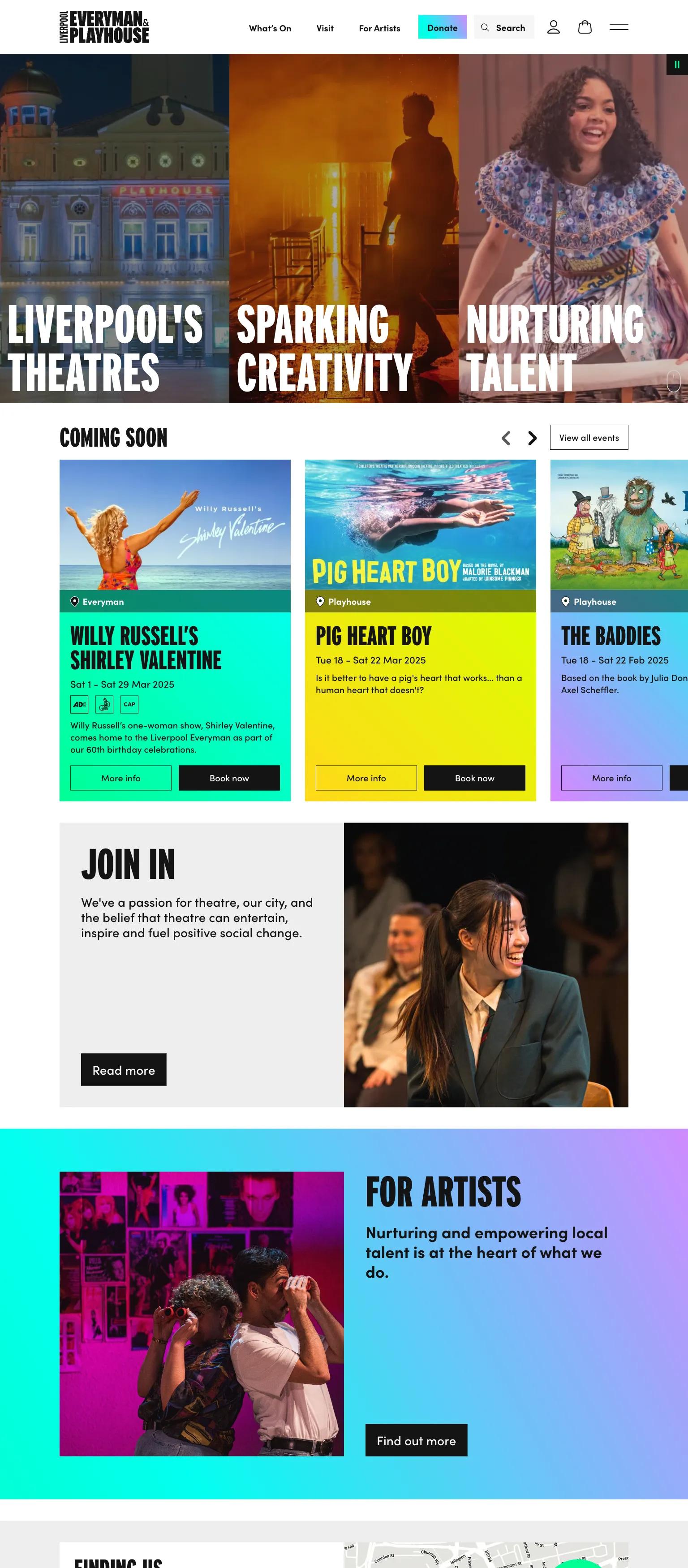 Liverpool Everyman & Playhouse Theatres screenshot