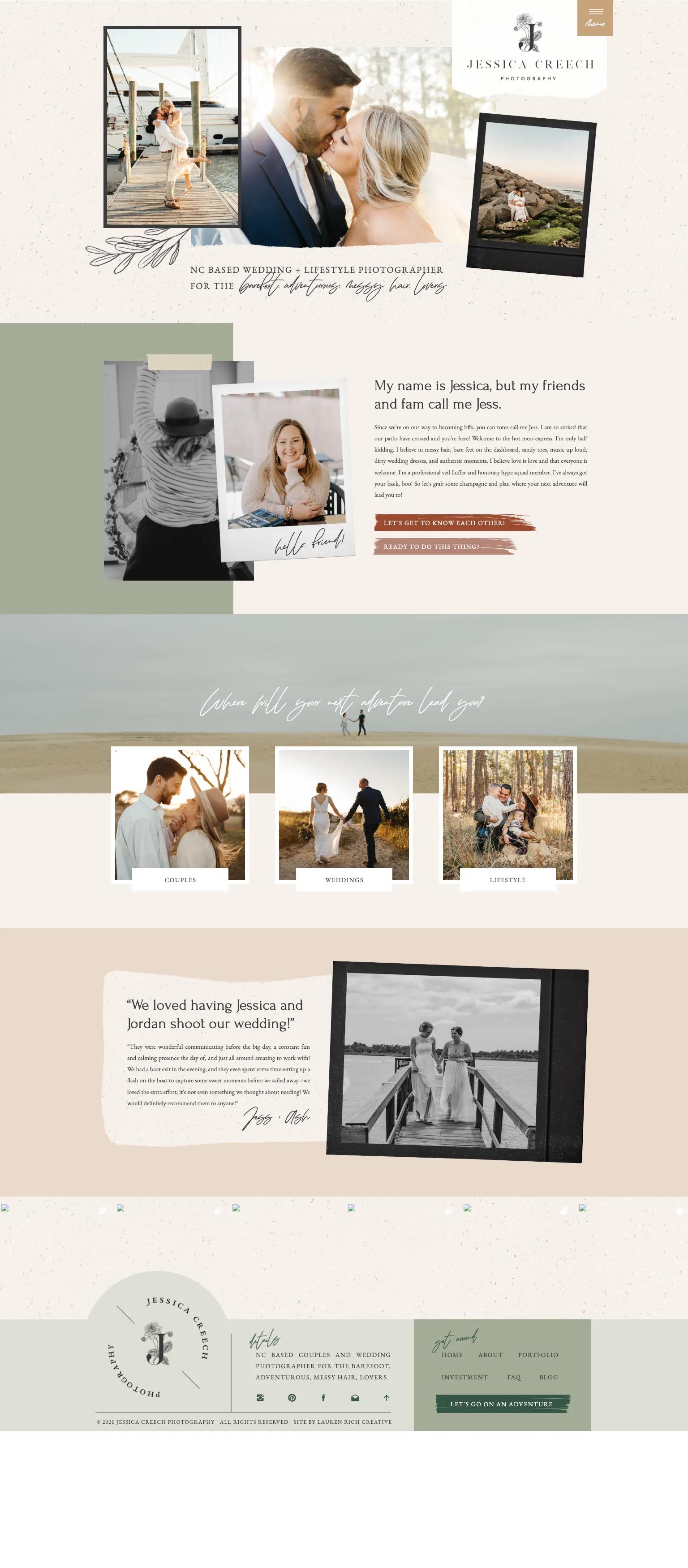 Jessica Creech Photography screenshot