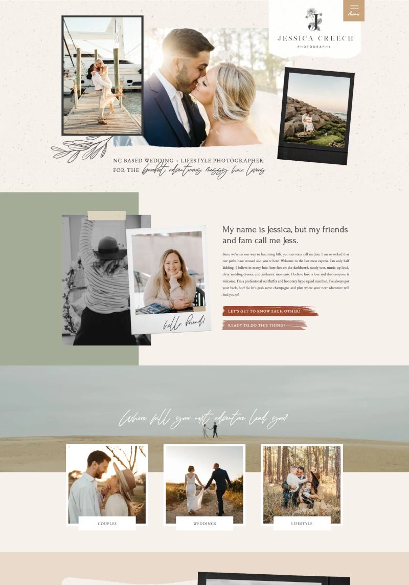 Jessica Creech Photography screenshot