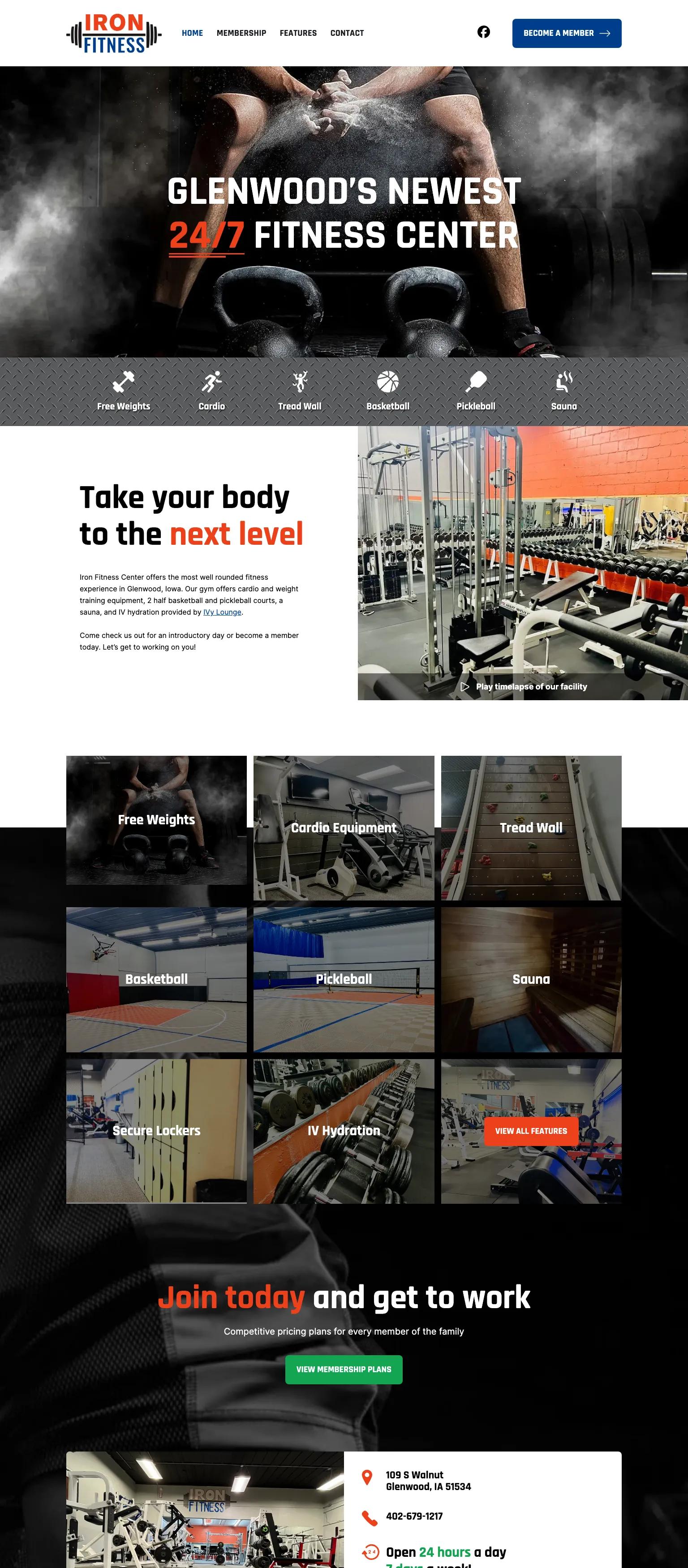 Iron Fitness Center screenshot