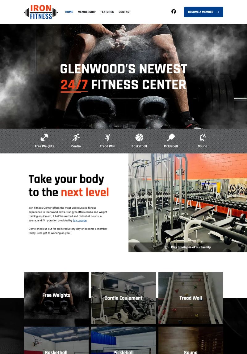 Iron Fitness Center screenshot