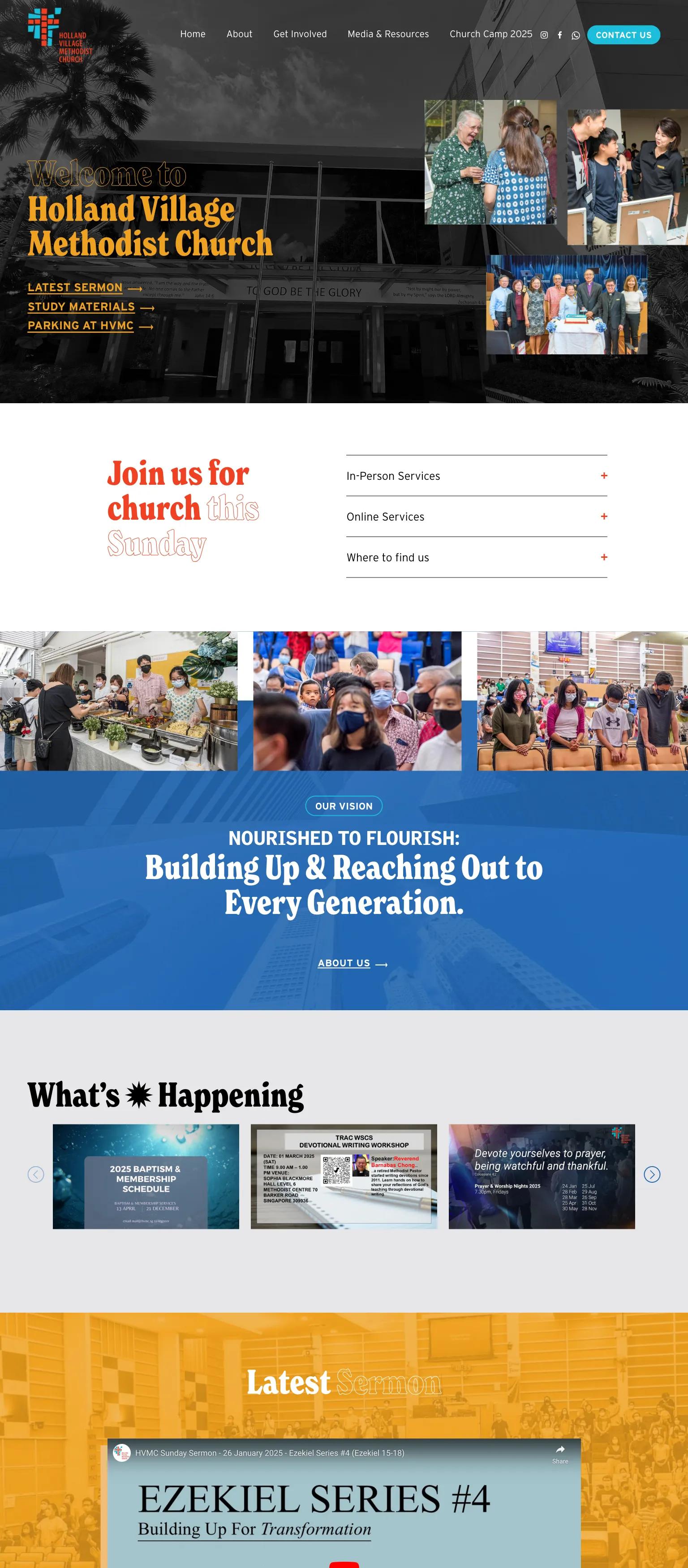 Holland Village Methodist Church screenshot