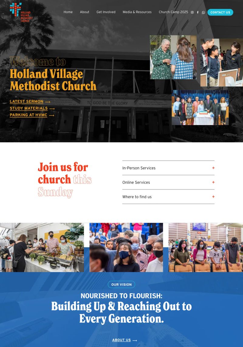 Holland Village Methodist Church screenshot