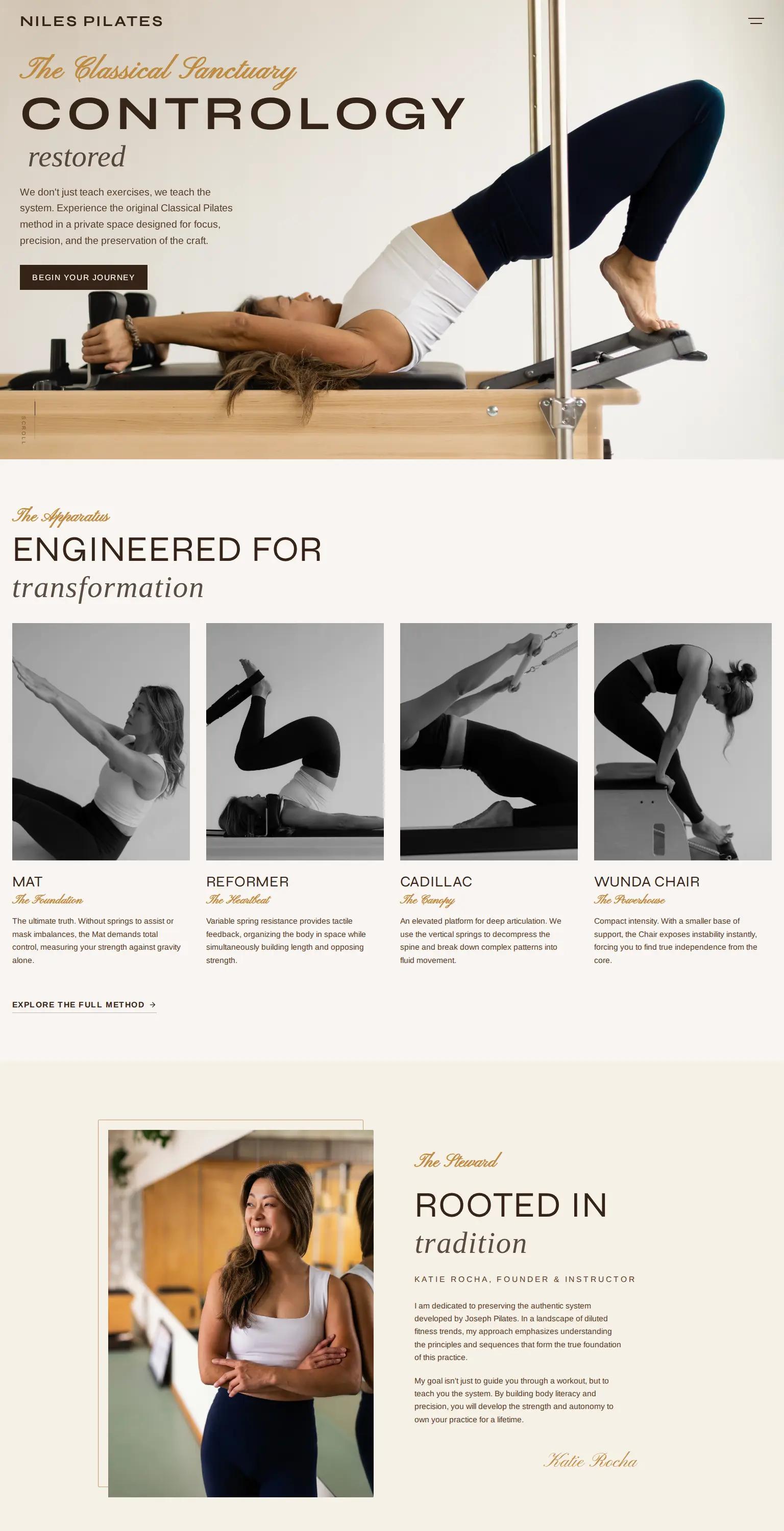 Niles Pilates screenshot