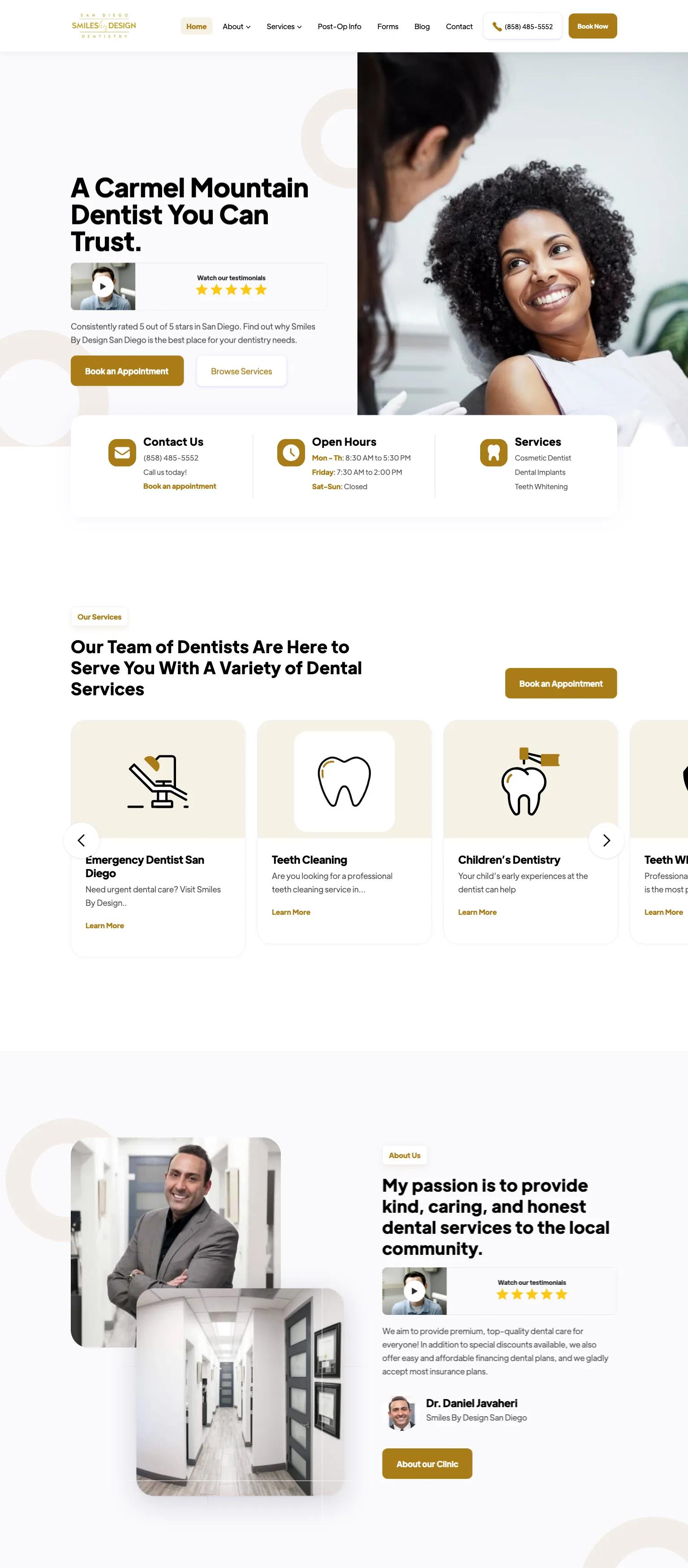 Smiles By Design San Diego screenshot