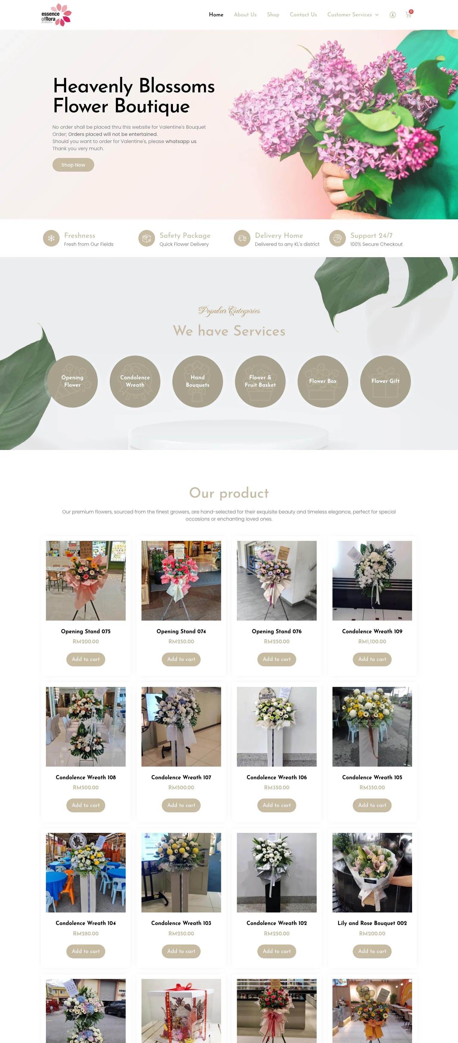 Heavenly Blossoms Flower Boutique screenshot