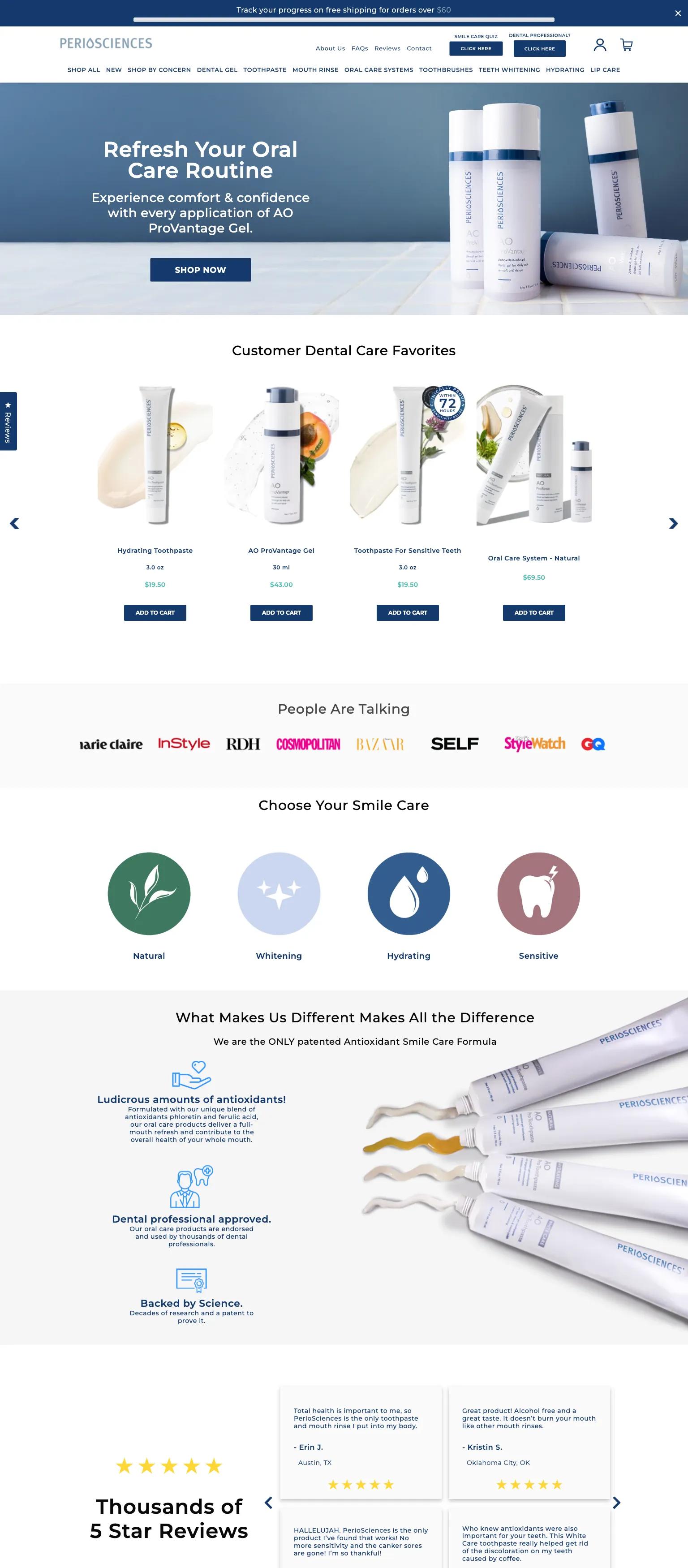 Perio Sciences screenshot